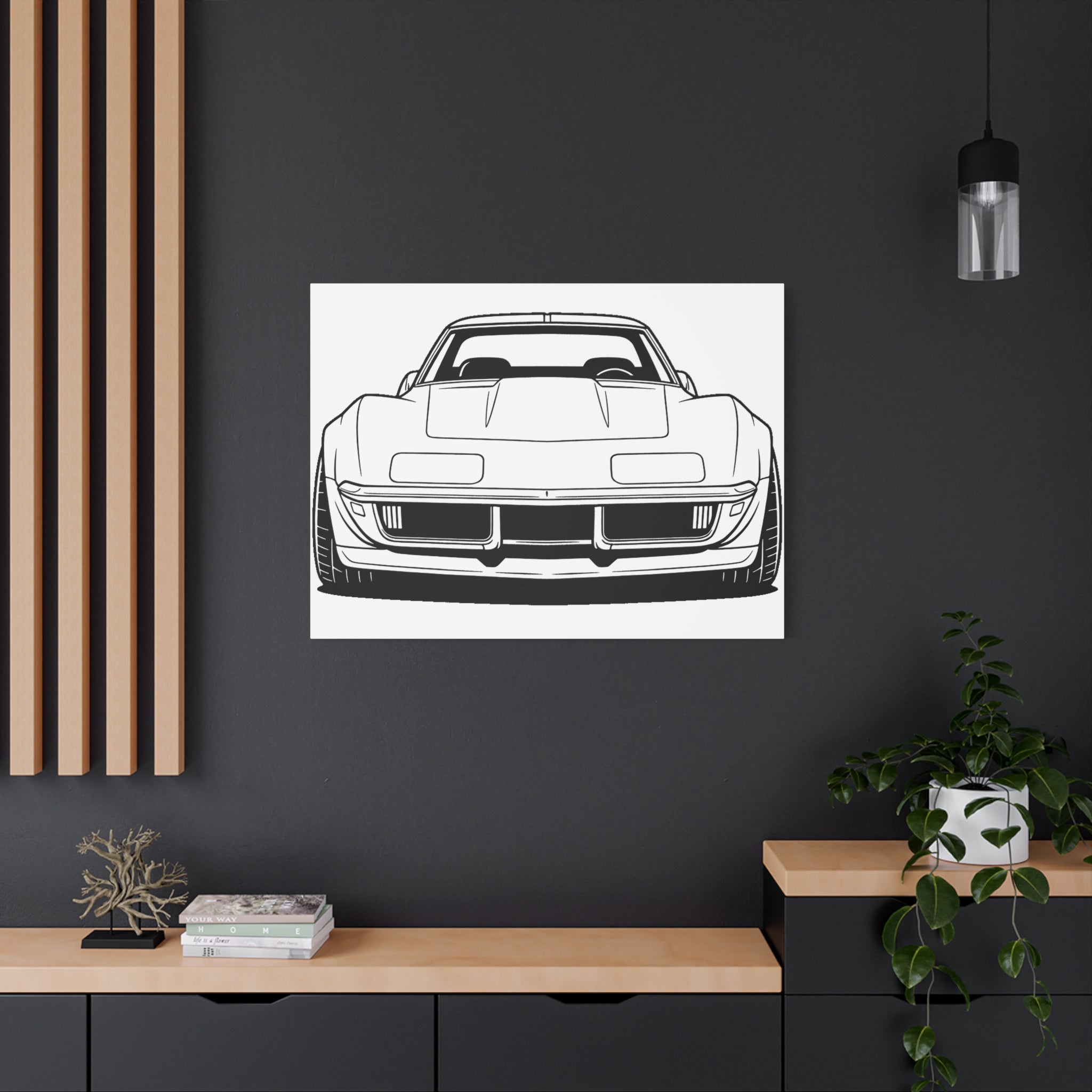 1969 Corvette Stingray C3 Canvas Wall Art
