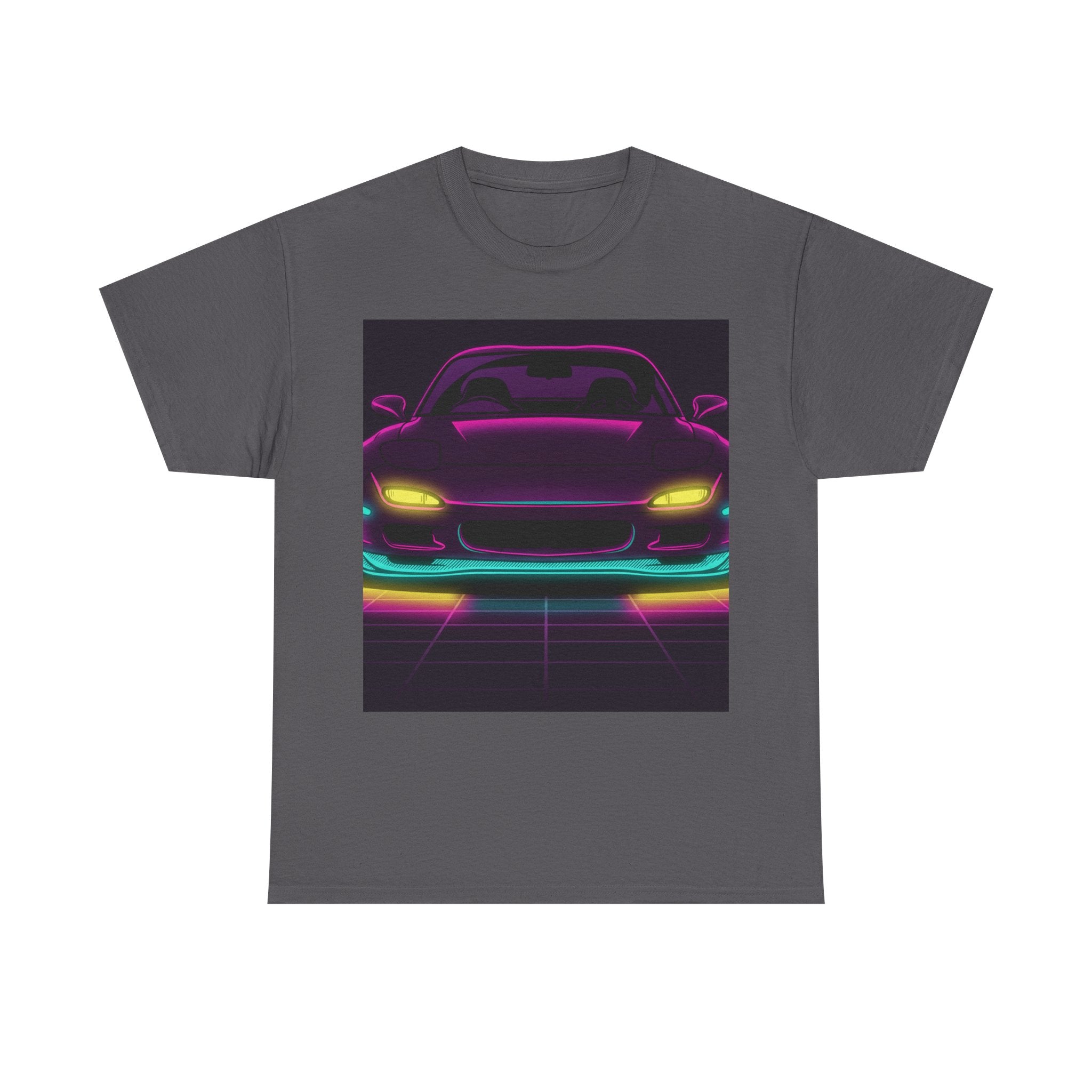 Mazda RX-7 FD Neon Synthwave Unisex Tee