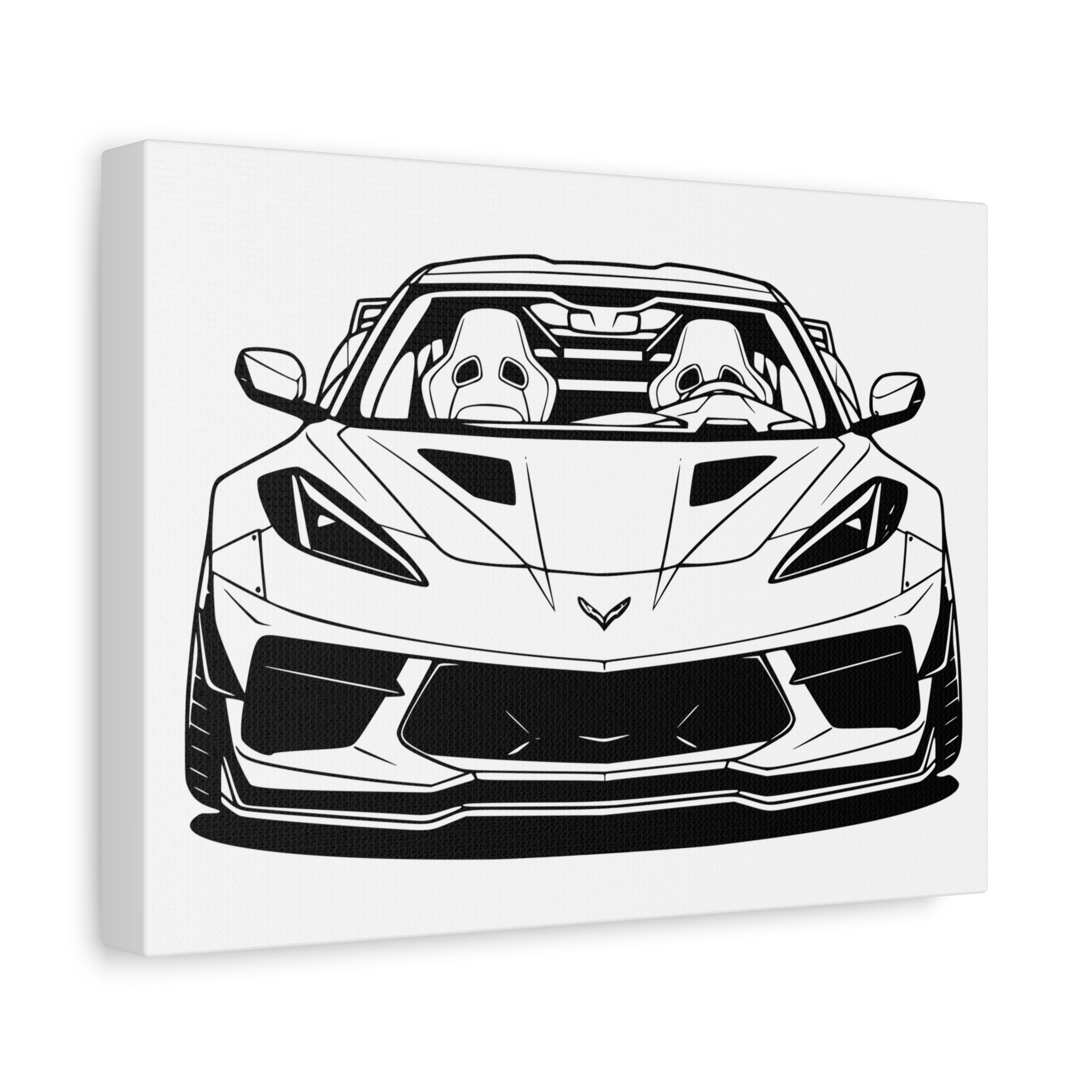 Corvette C8 (2020+) Canvas Wall Art