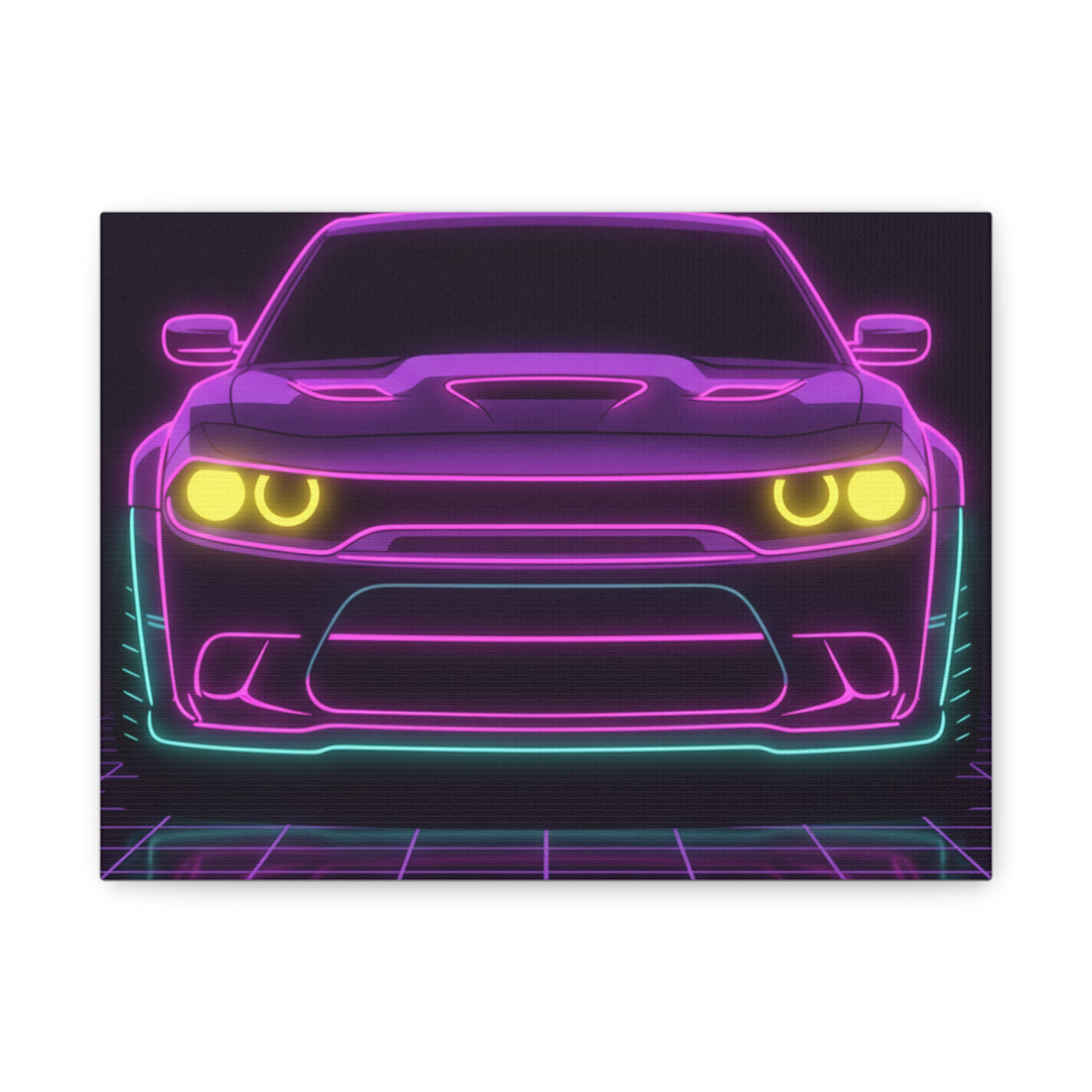Dodge Challenger SRT Hellcat Canvas Wall Art