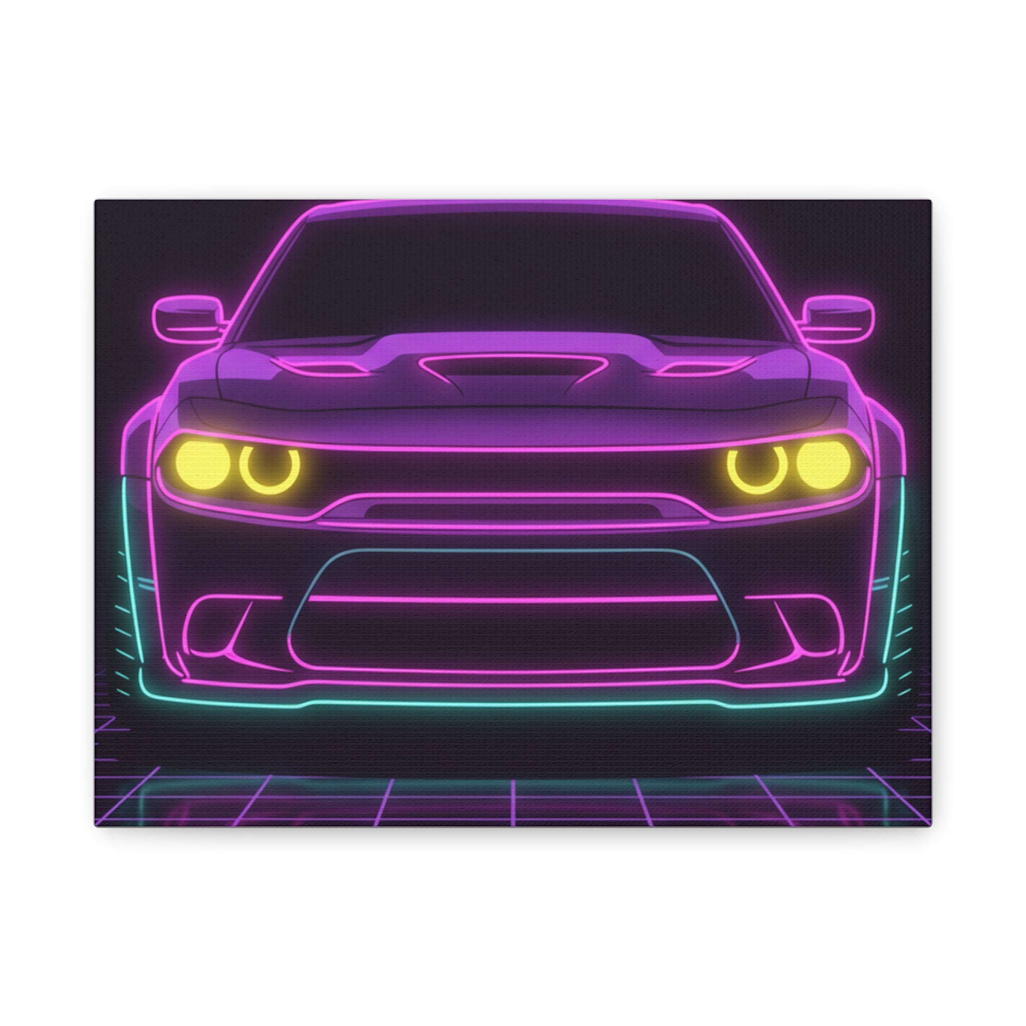 Dodge Challenger SRT Hellcat Canvas Wall Art
