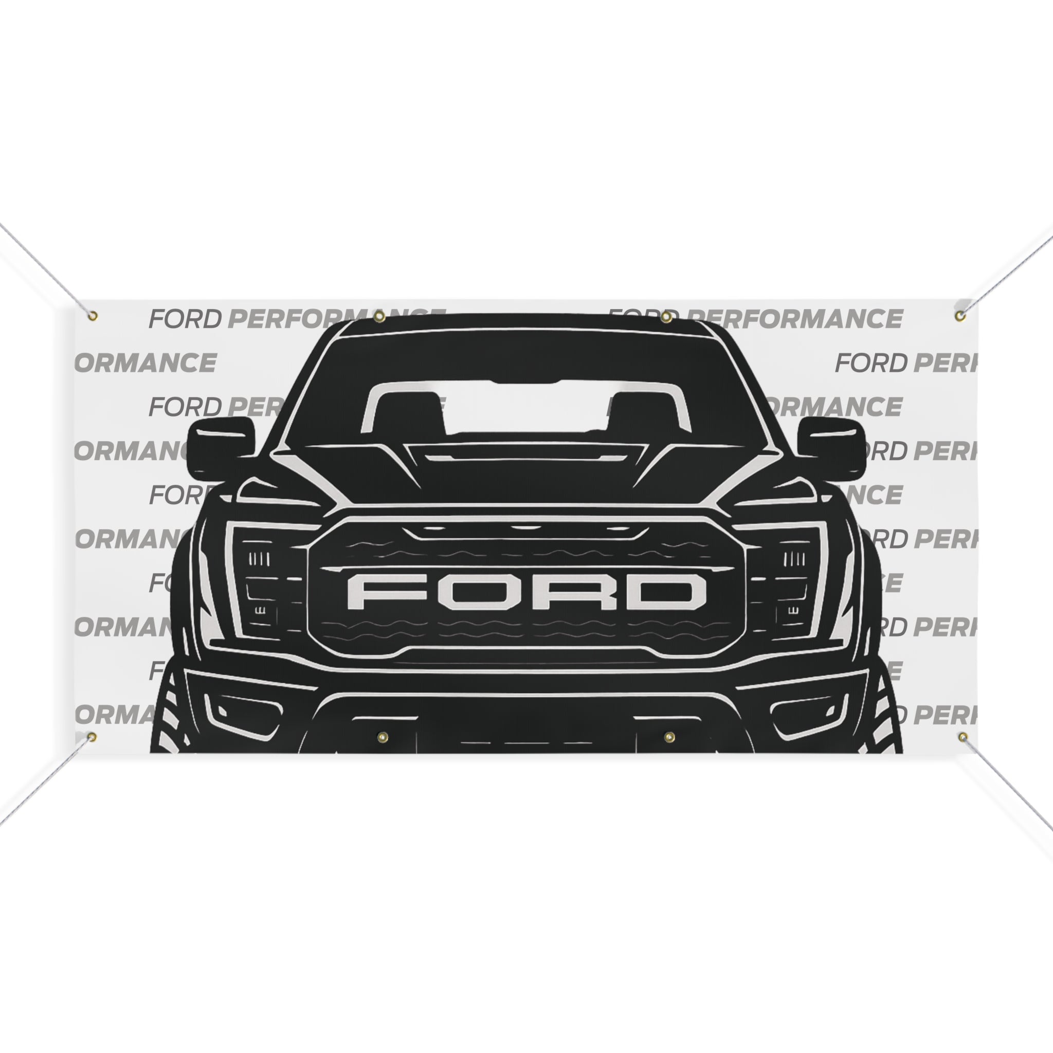 Ford Raptor (Gen 3) Banner Greyscale