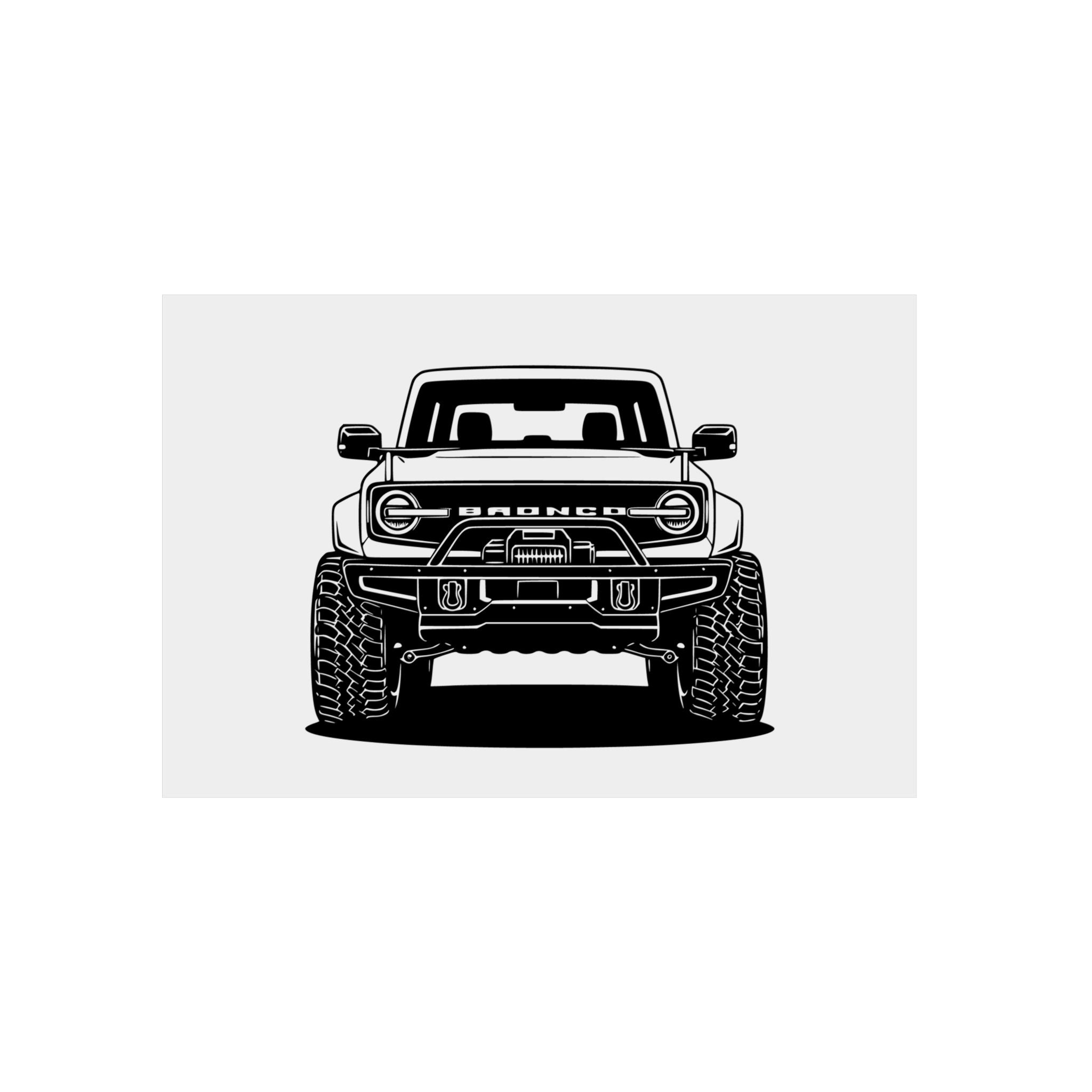 Ford Bronco (2021+) Metal Wall Sign