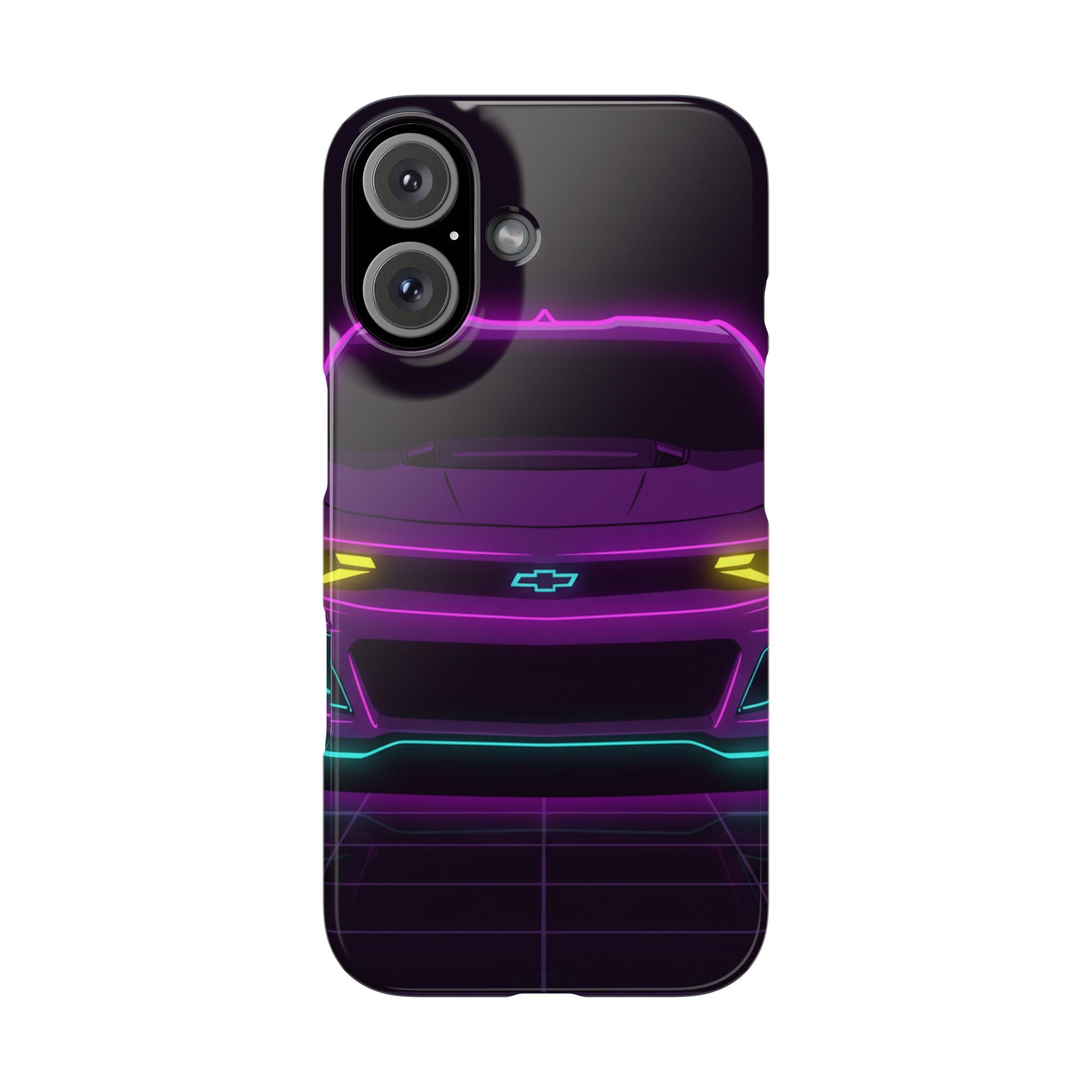 Chevrolet Camaro ZL1 Neon Synthwave Phone Case