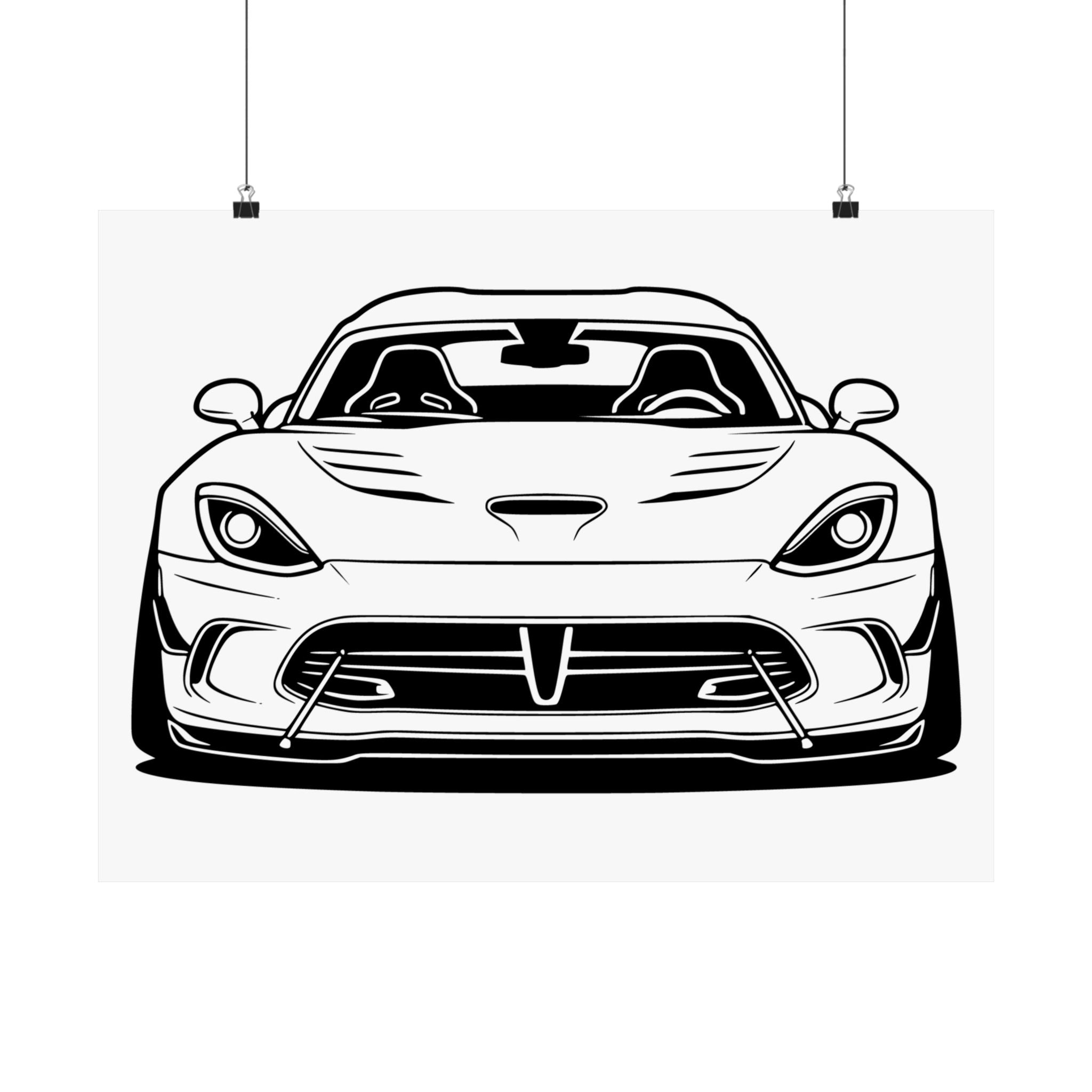 Dodge Viper (1992-17) Poster