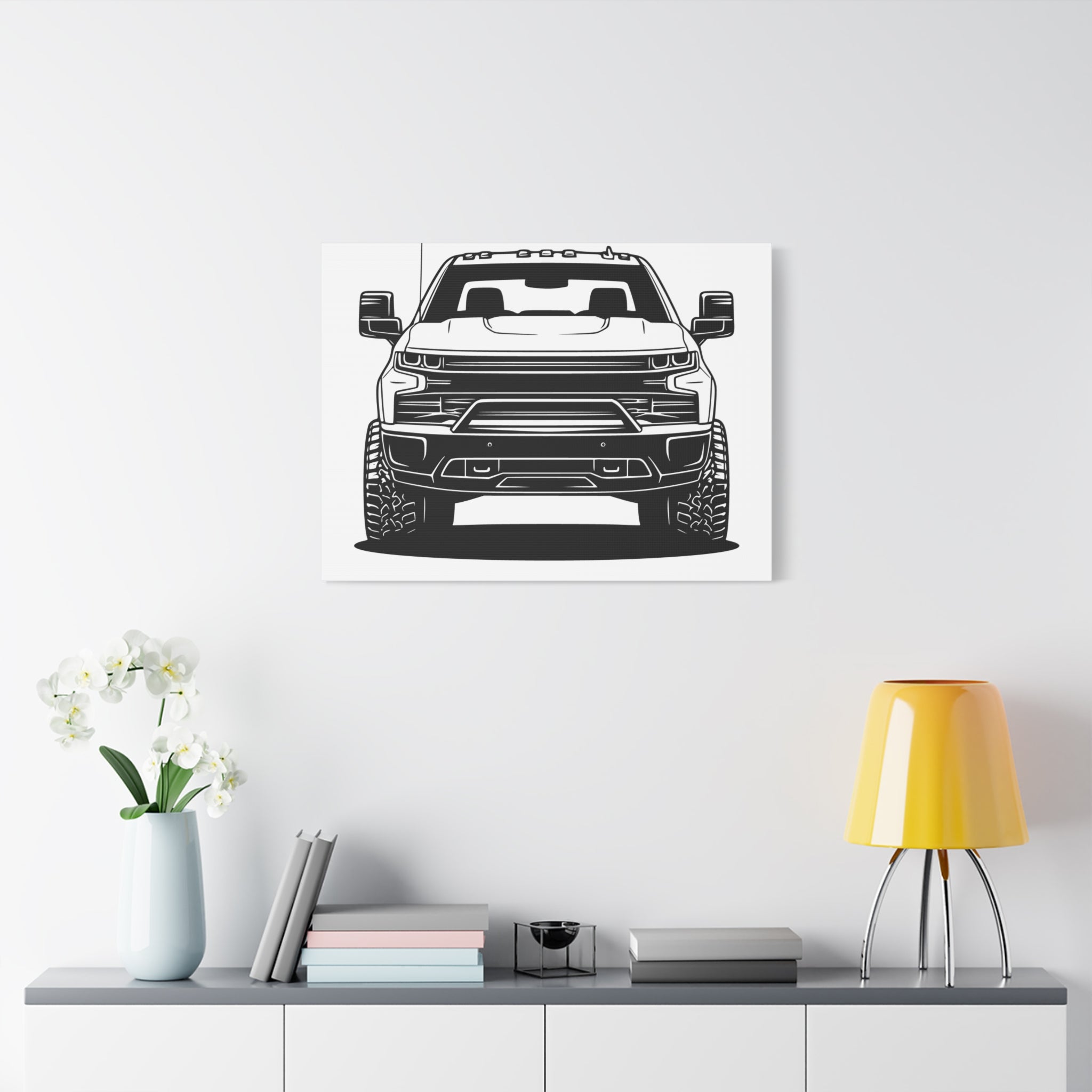 Chevy Silverado Trail Boss (2019+) Canvas Wall Art
