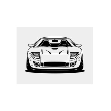 Ford GT40 (1964-69) Metal Wall Sign