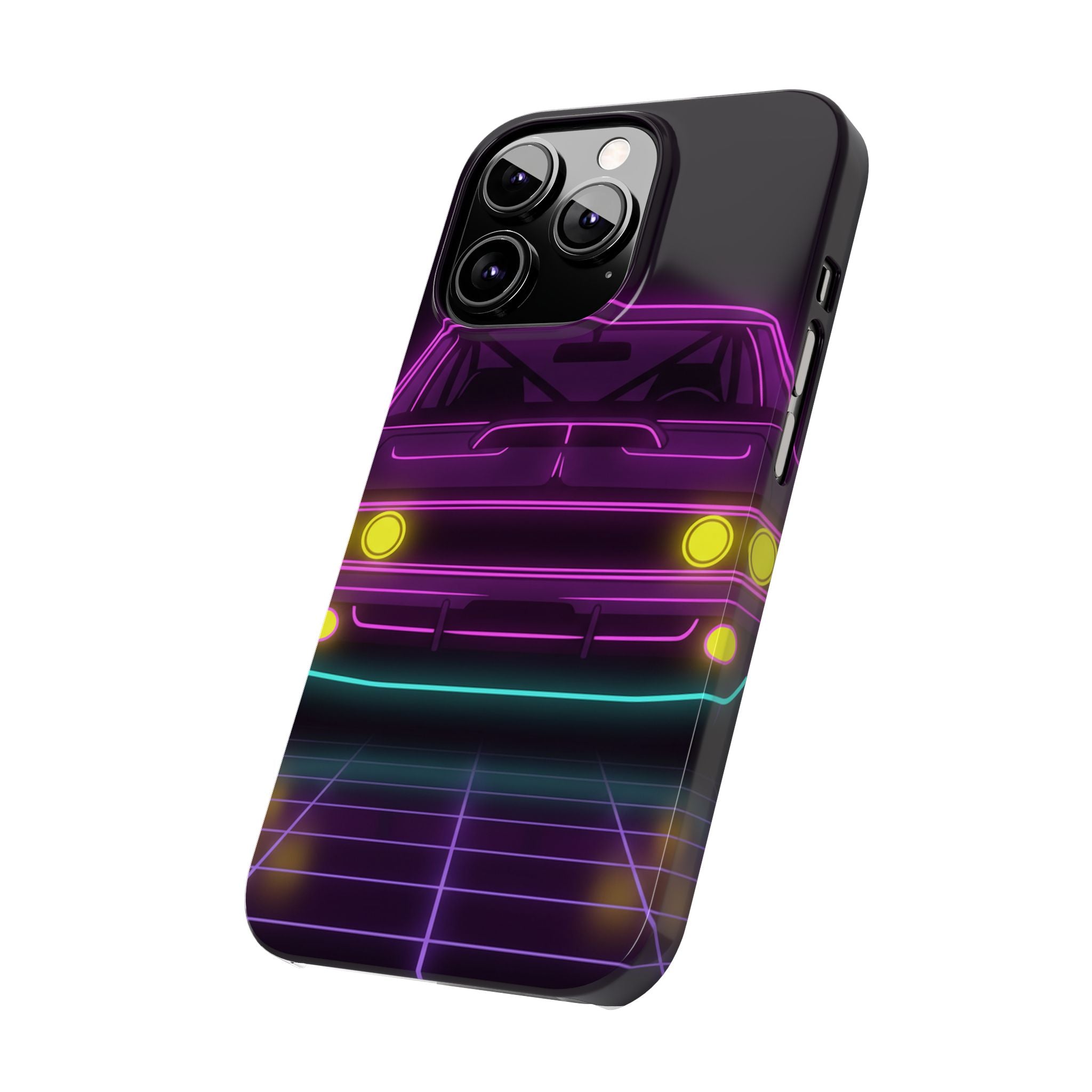 Dodge Charger R/T (1968-70) Neon Synthwave Phone Case