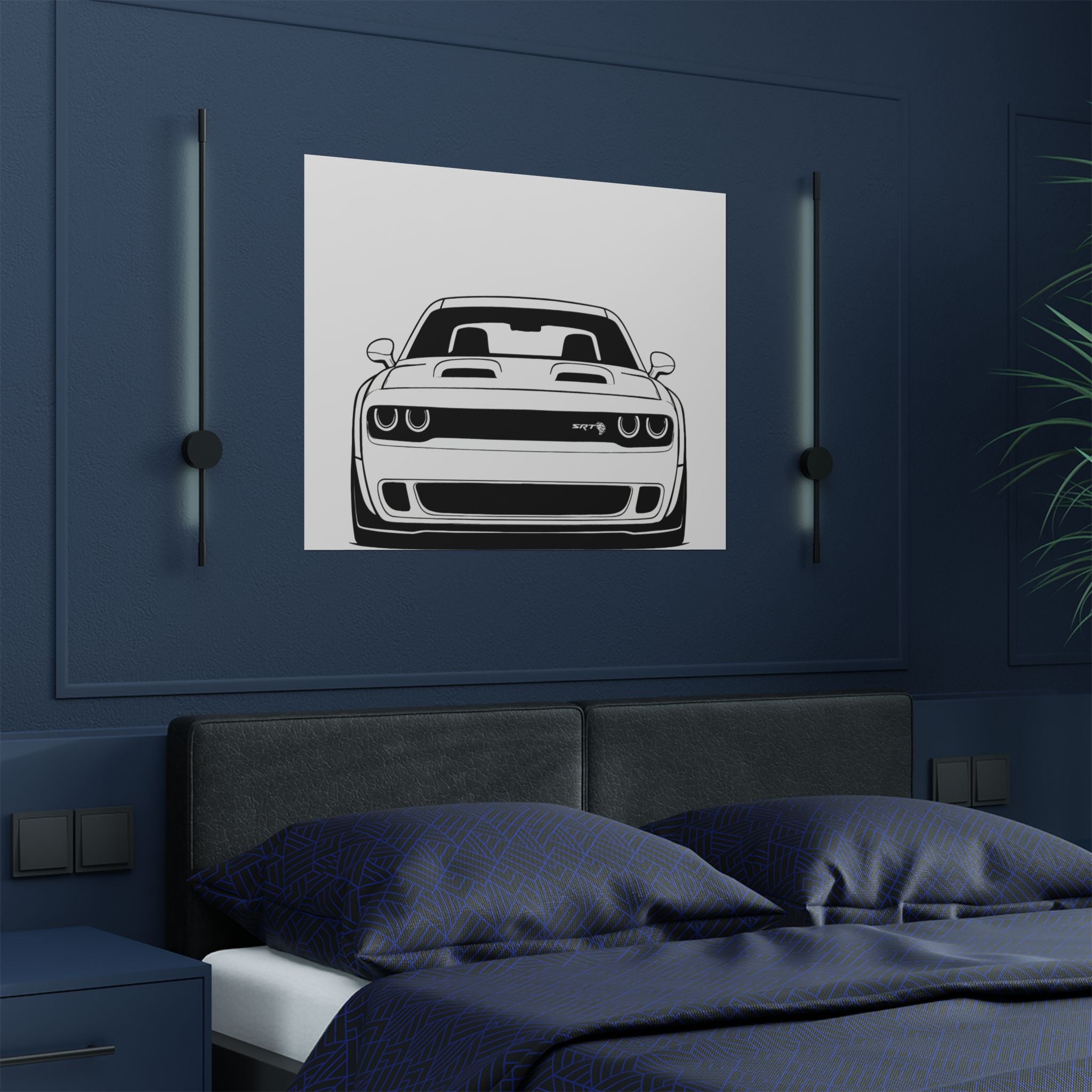 Dodge Challenger SRT Hellcat Poster
