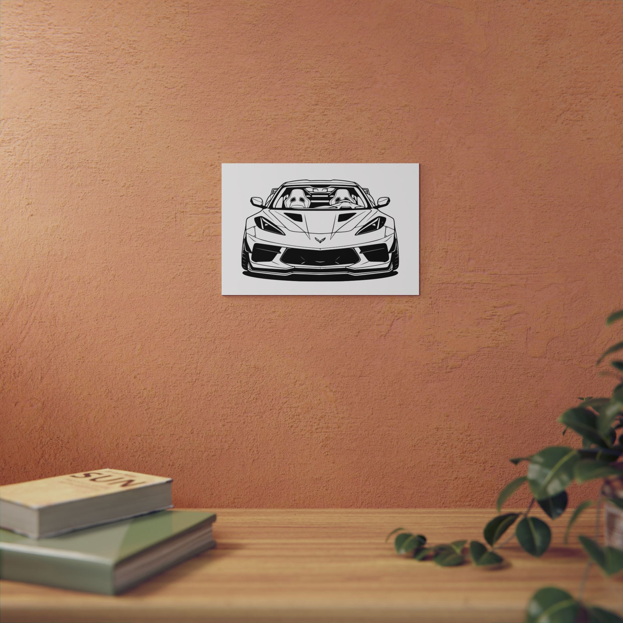 Corvette C8 (2020+) Metal Wall Sign