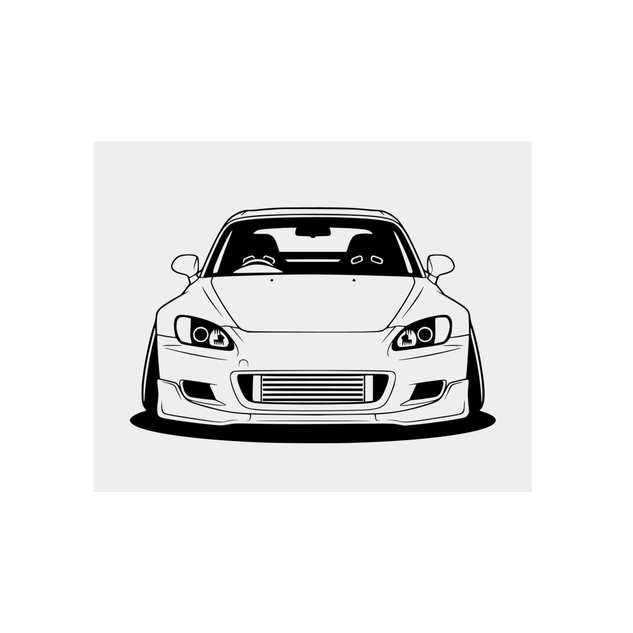 Honda S2000 (1999-09) Metal Wall Sign