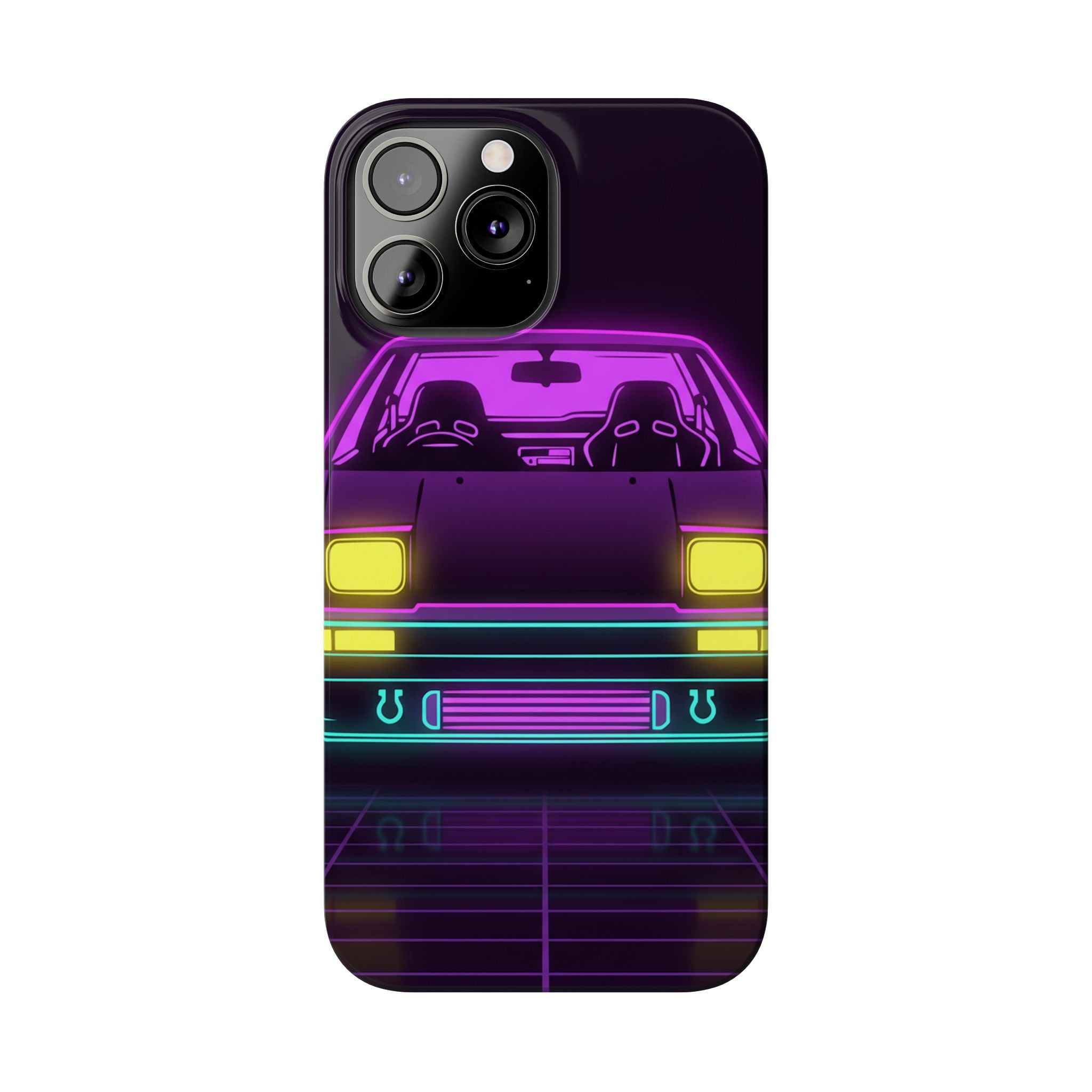 Toyota AE86 (1983-87) Neon Synthwave Phone Case