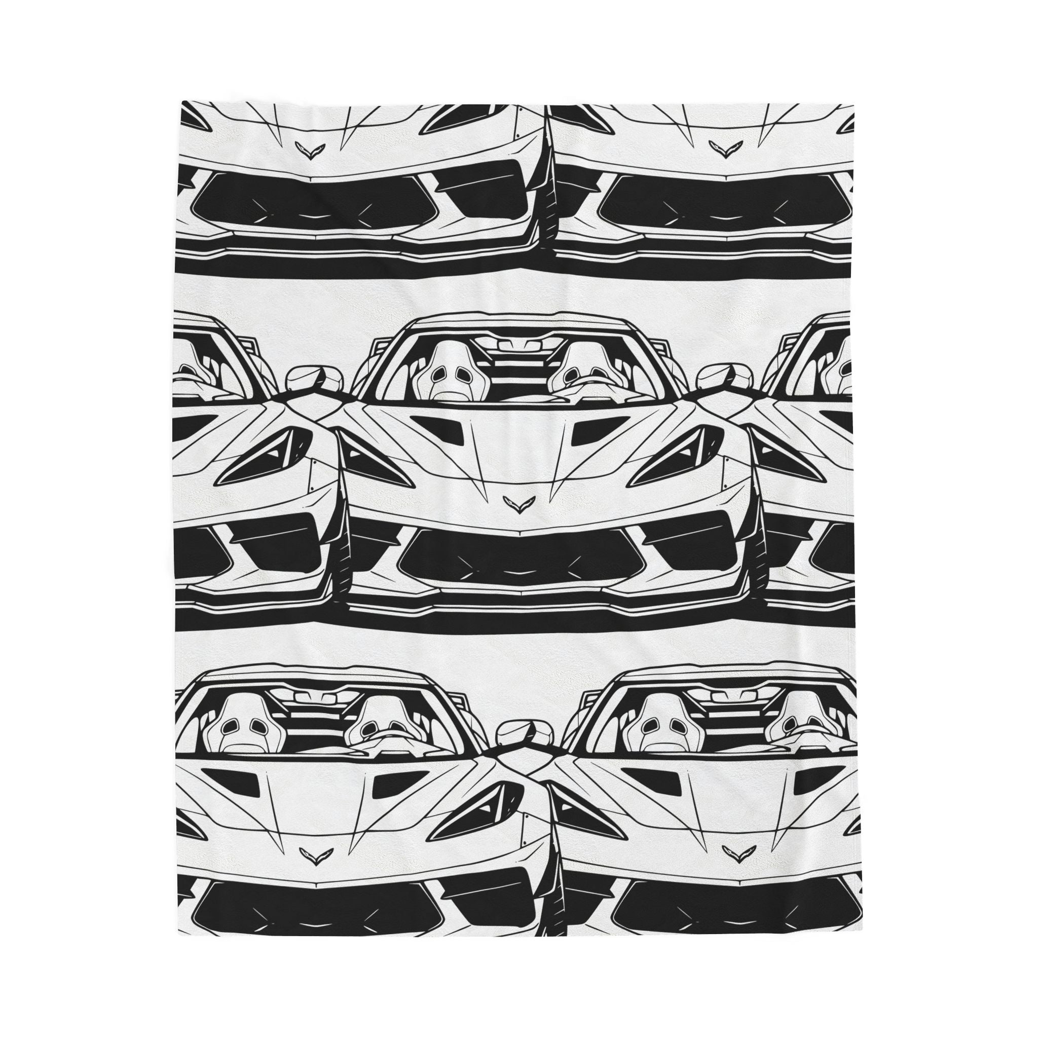 Corvette C8 (2020+) Velveteen Plush Blanket
