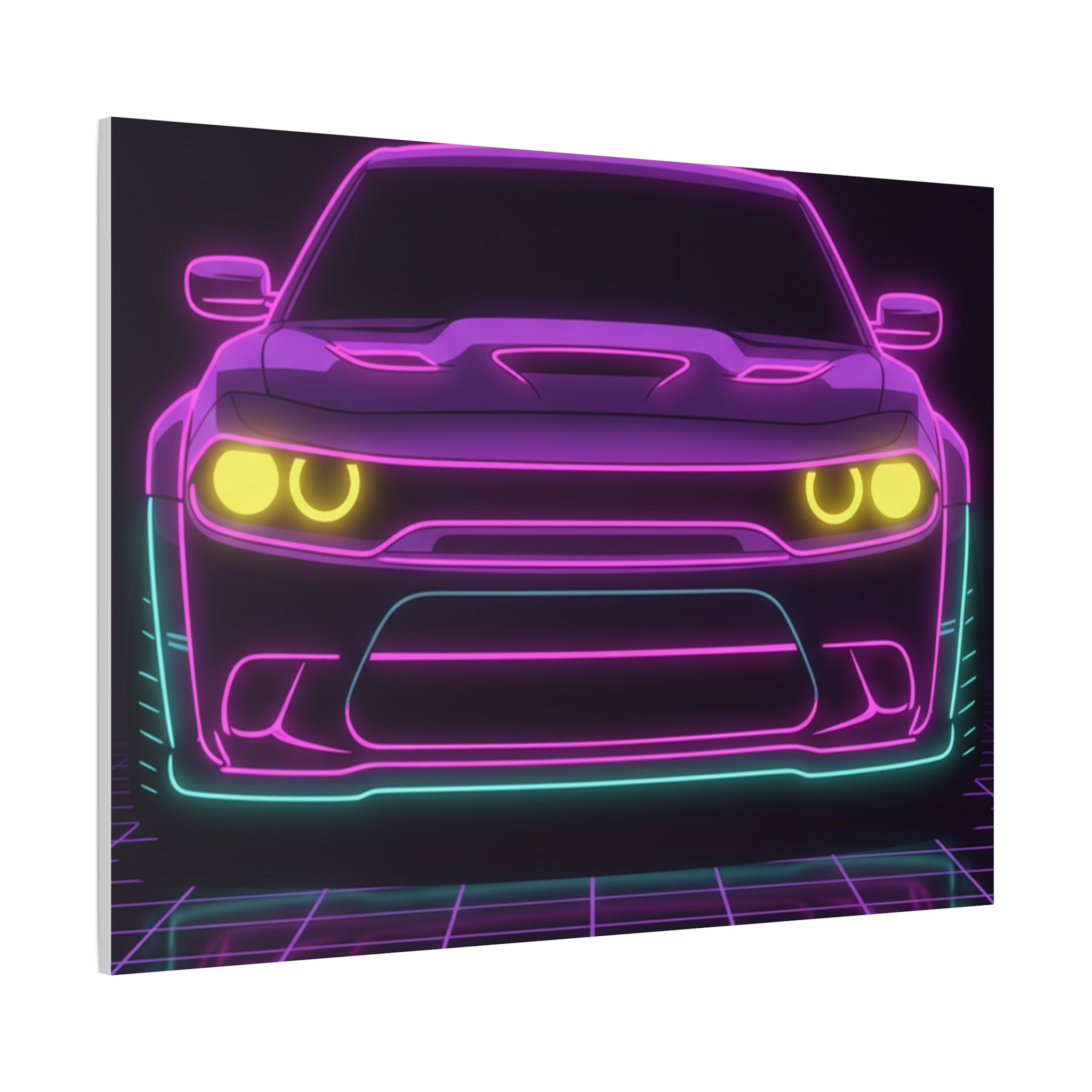 Dodge Challenger SRT Hellcat Canvas Wall Art