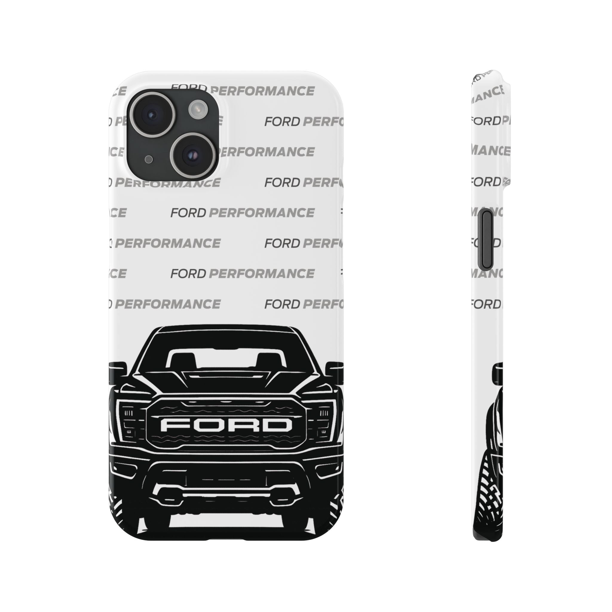 Ford Raptor (Gen 3) Slim Phone Case Greyscale