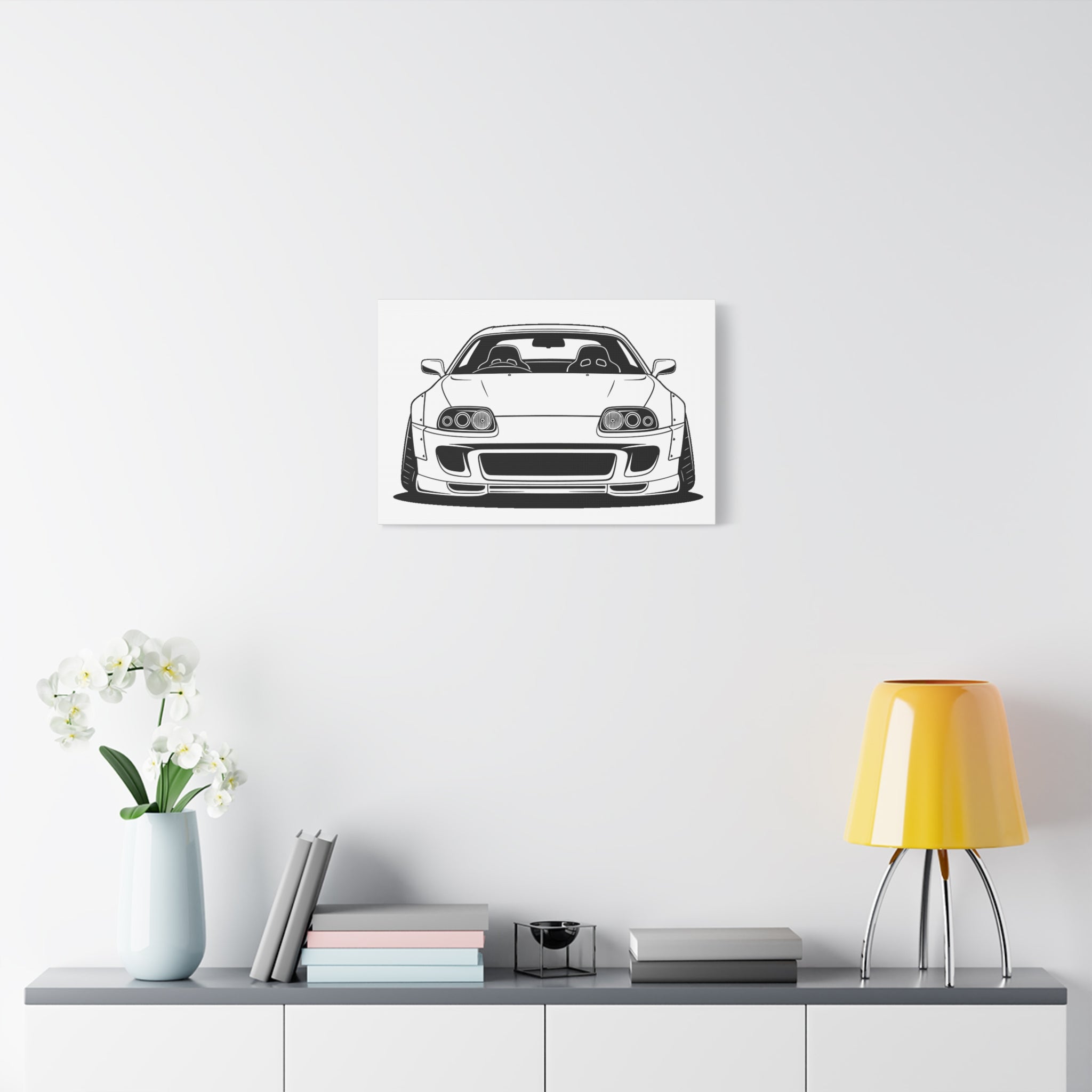 Toyota Supra MK4 Canvas Wall Art