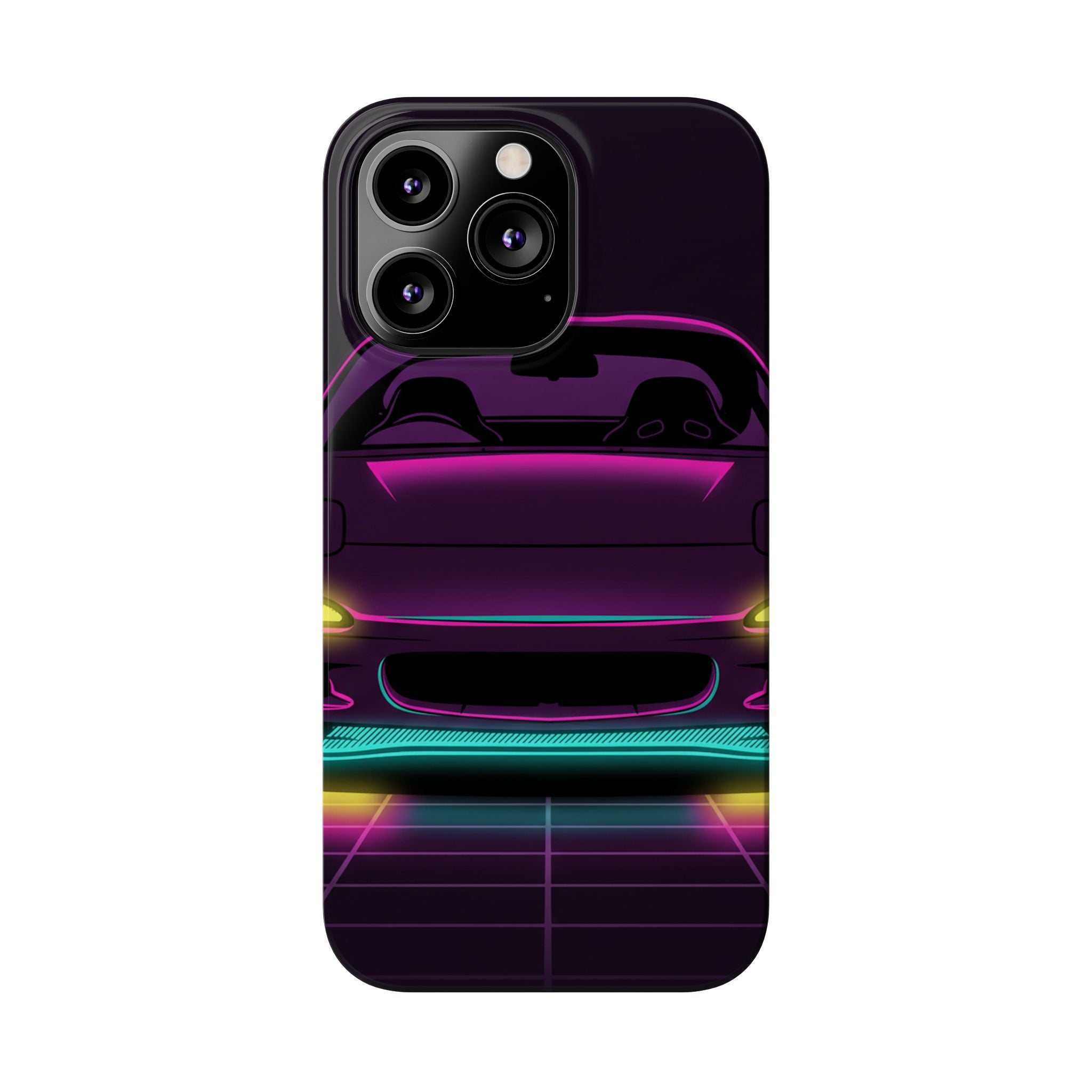 Mazda RX-7 FD Neon Synthwave Phone Case