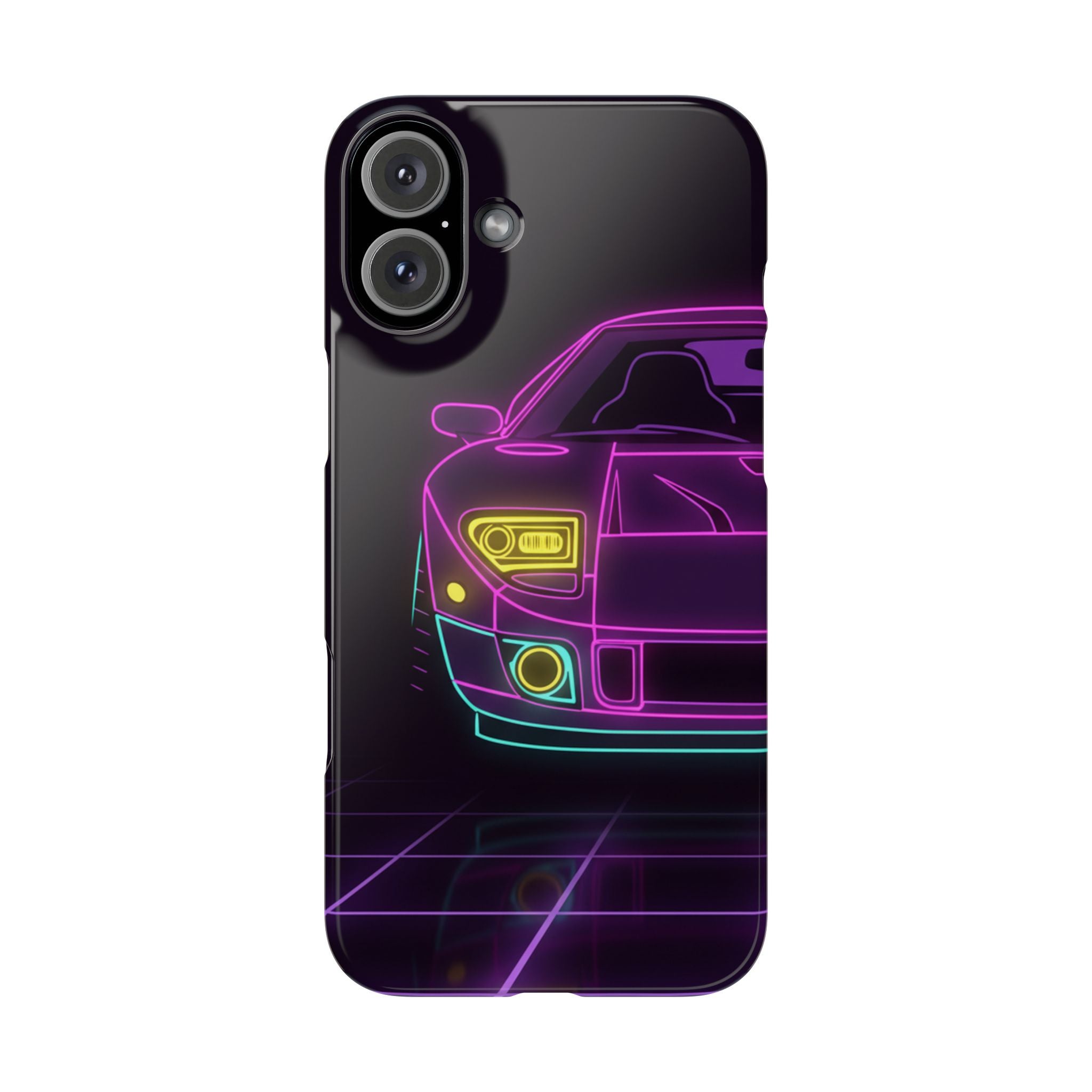 Ford GT40 (1964-69) Neon Synthwave Phone Case