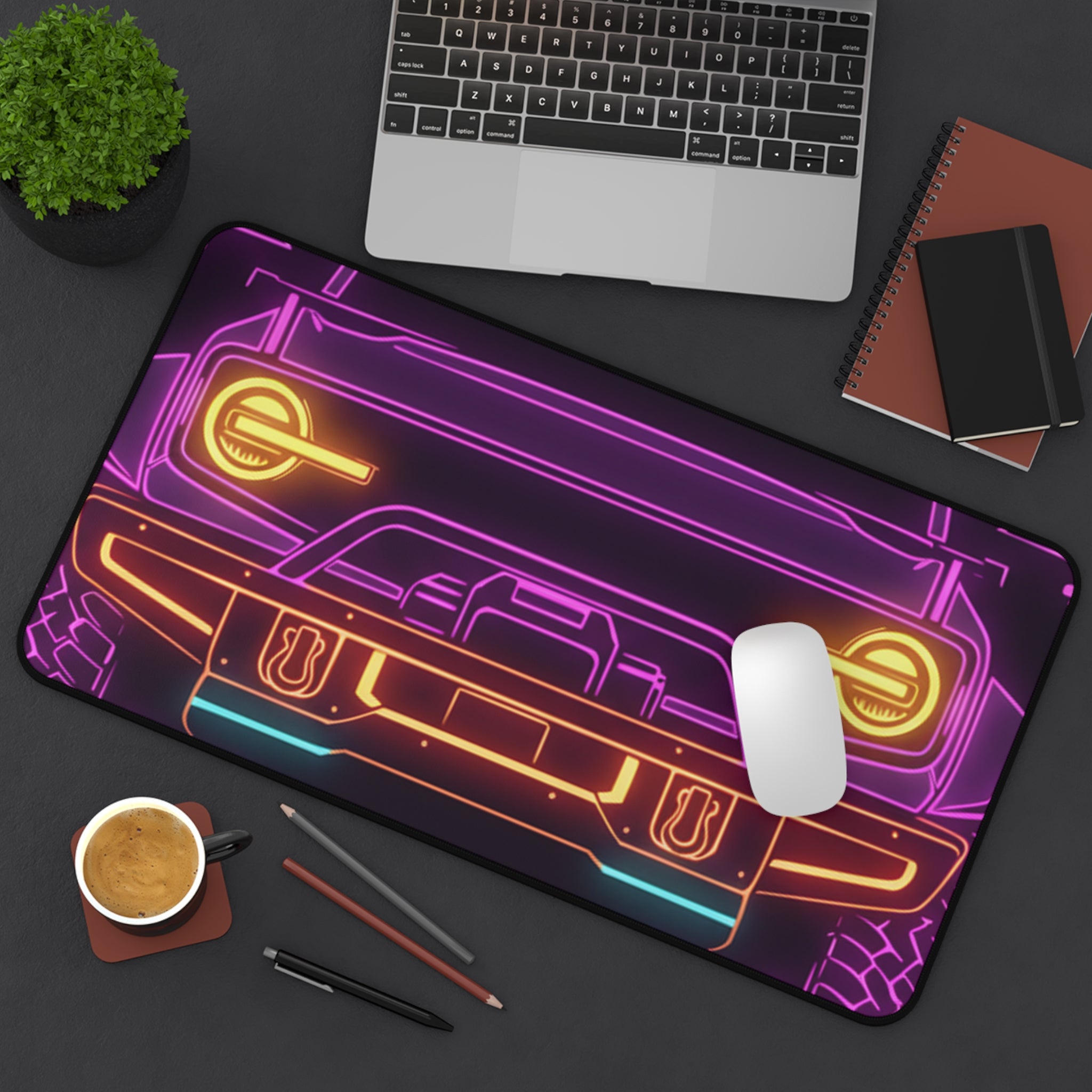 Ford Bronco (2021+) Neon Synthwave Desk Mat