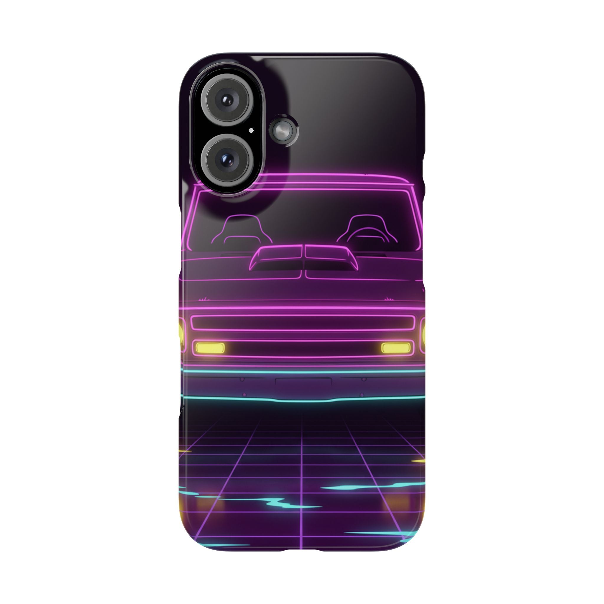Chevy C10 Pickup (1967-72) Neon Synthwave Phone Case