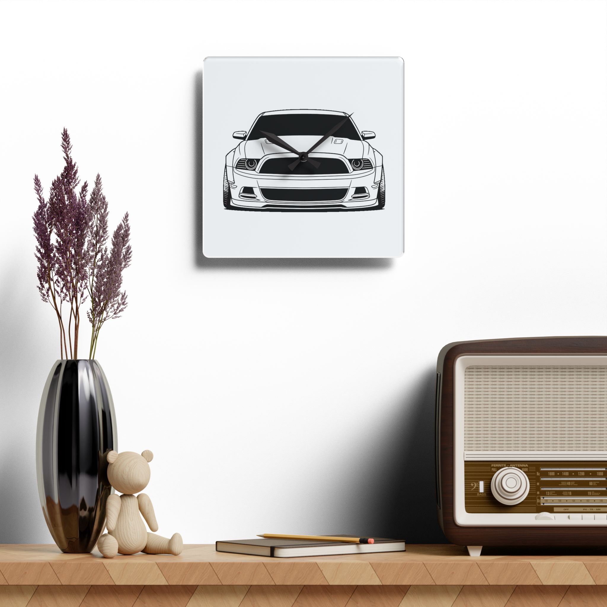 Ford Mustang GT (S197) Wall Clock