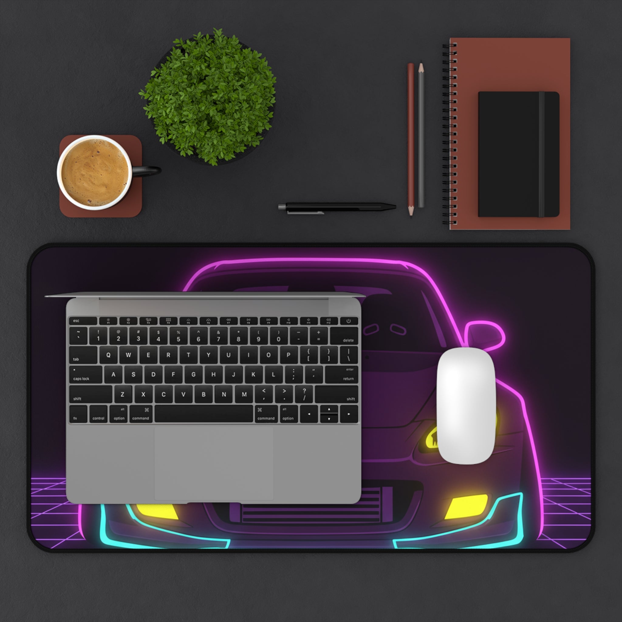 Honda S2000 (1999-09) Neon Synthwave Desk Mat