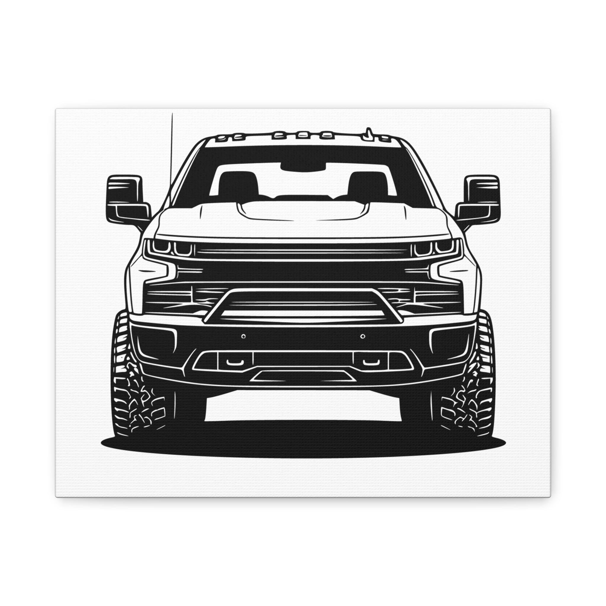 Chevy Silverado Trail Boss (2019+) Canvas Wall Art