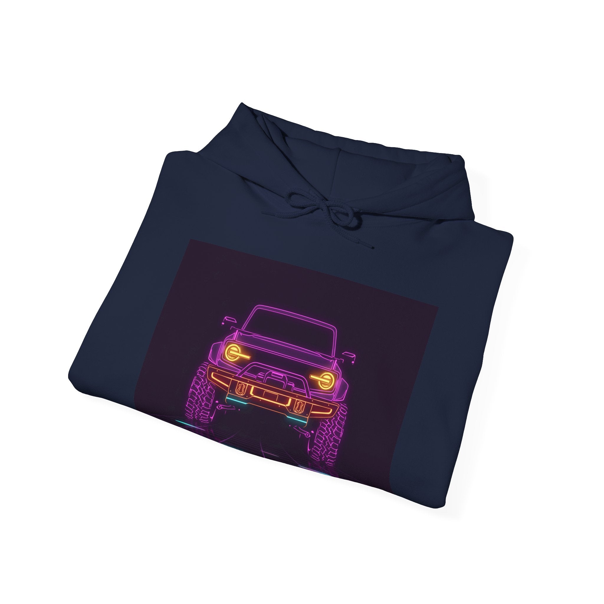 Ford Bronco (2021+) Neon Synthwave Unisex Hoodie