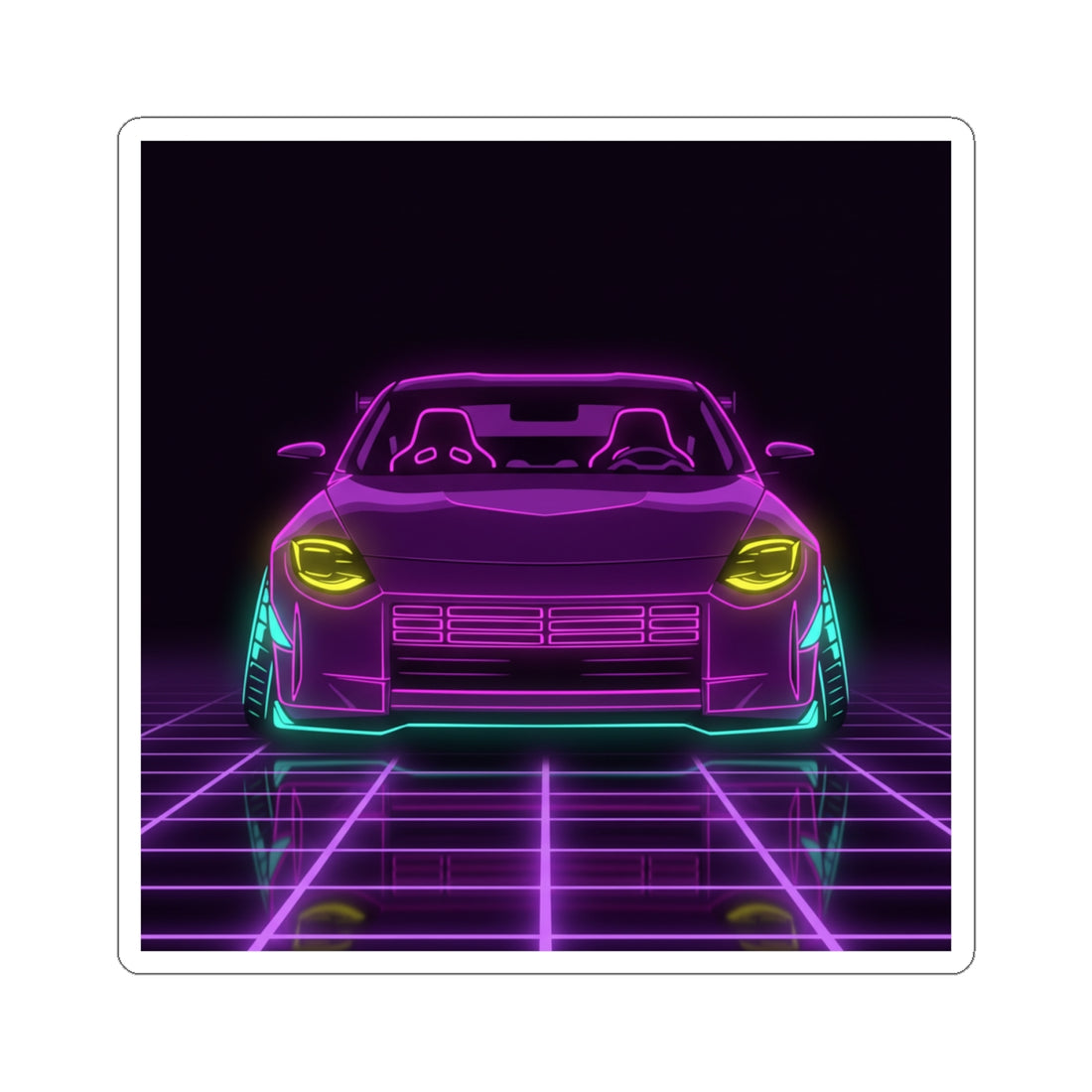 Nissan Z RZ34 (2023+) Neon Synthwave Sticker