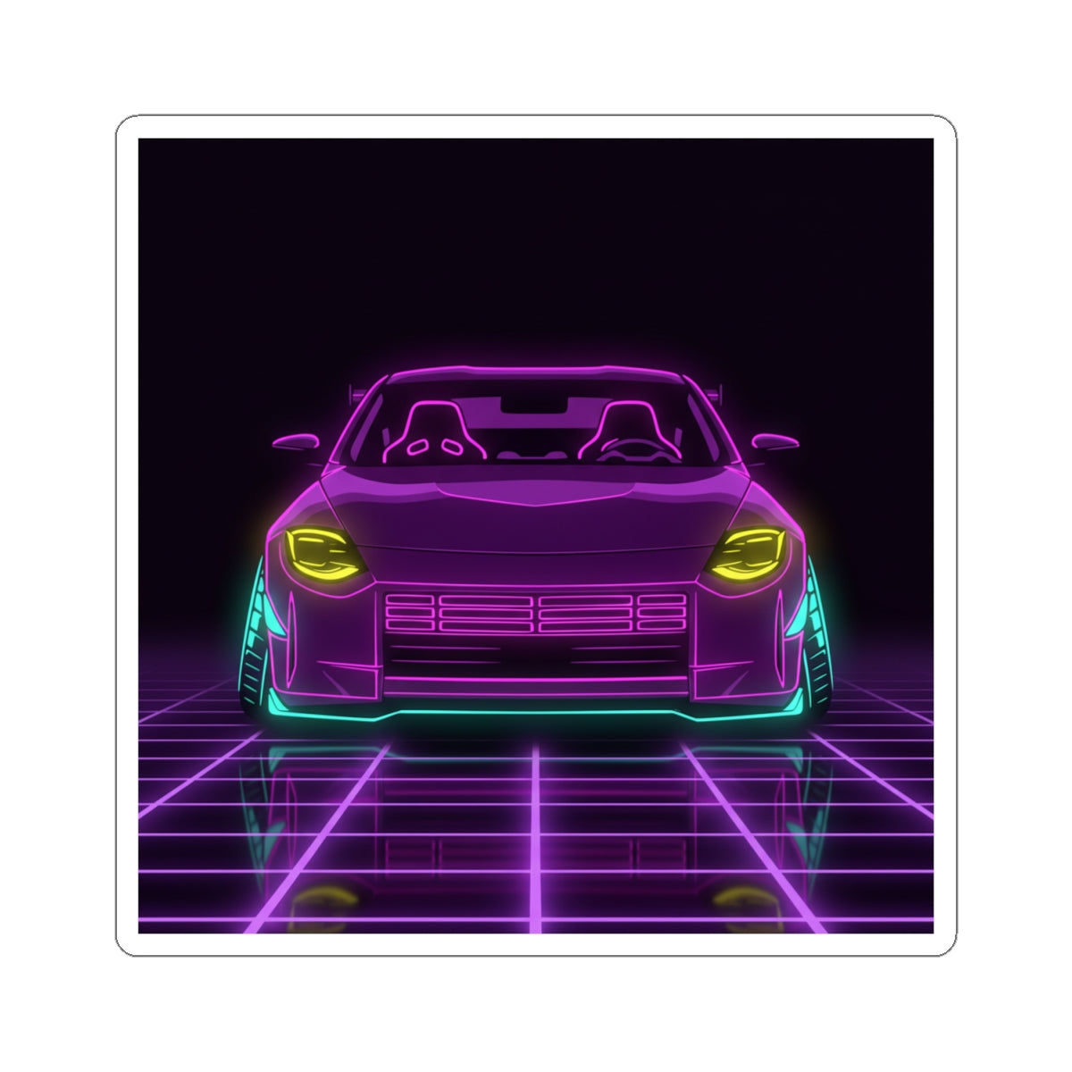Nissan Z RZ34 (2023+) Neon Synthwave Sticker