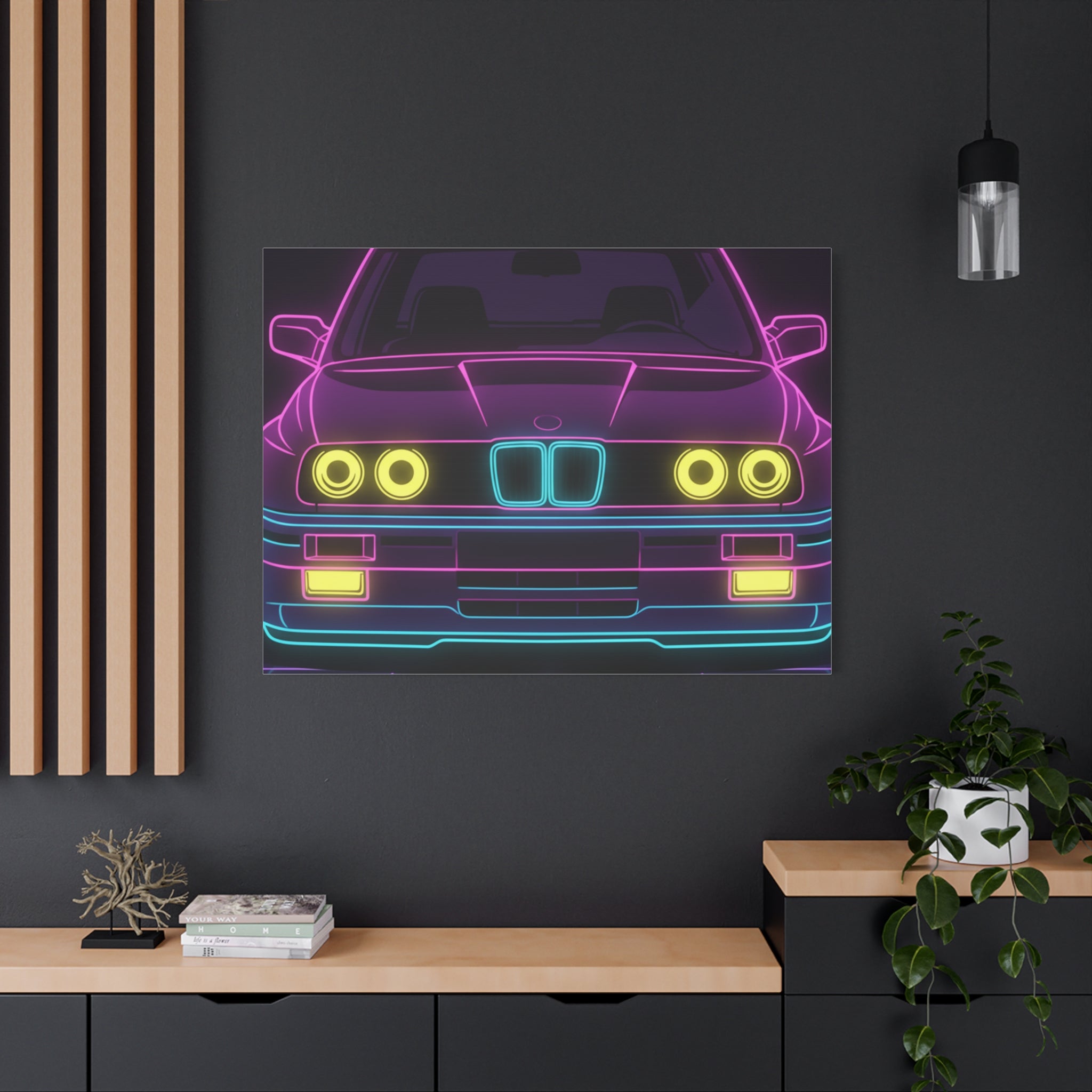 BMW E30 Canvas Wall Art