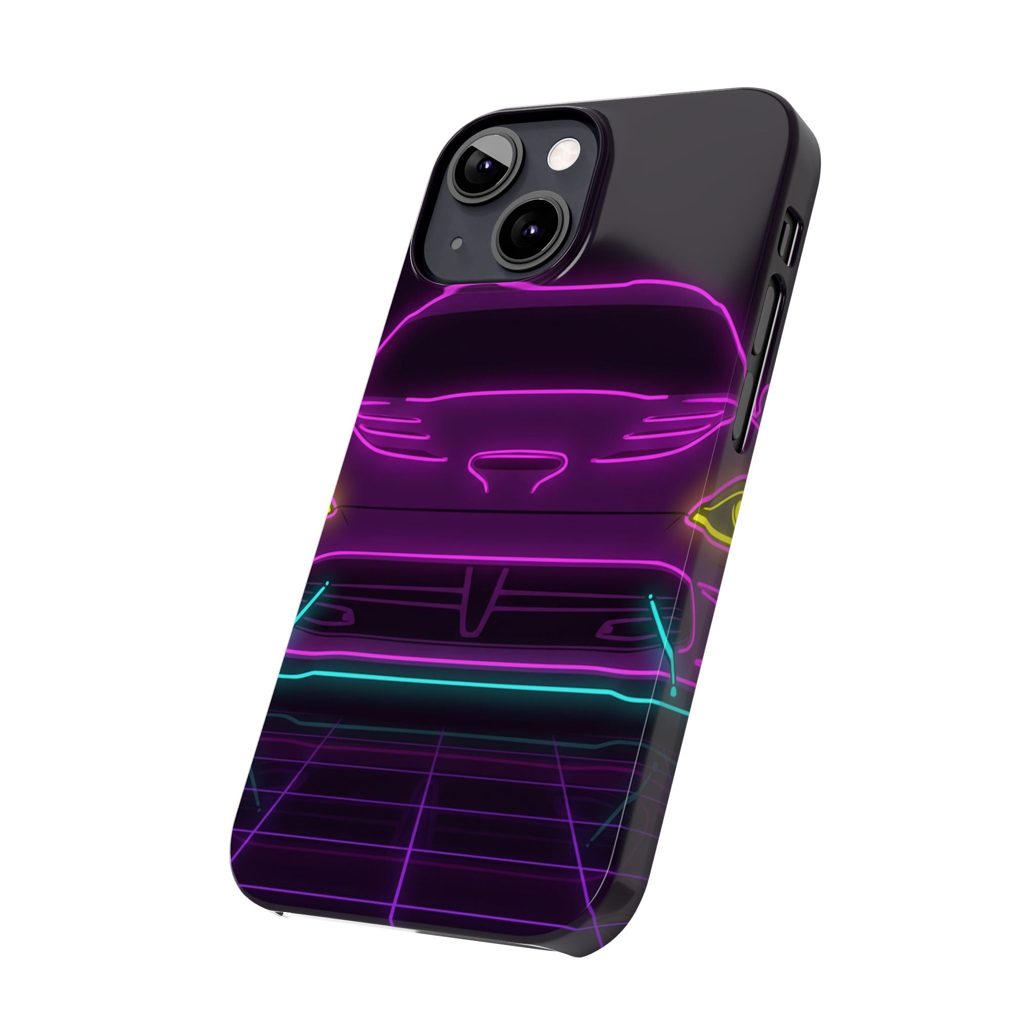 Dodge Viper (1992-17) Neon Synthwave Phone Case