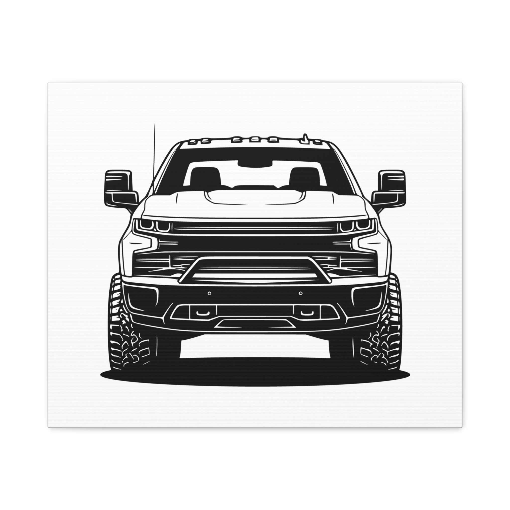 Chevy Silverado Trail Boss (2019+) Canvas Wall Art