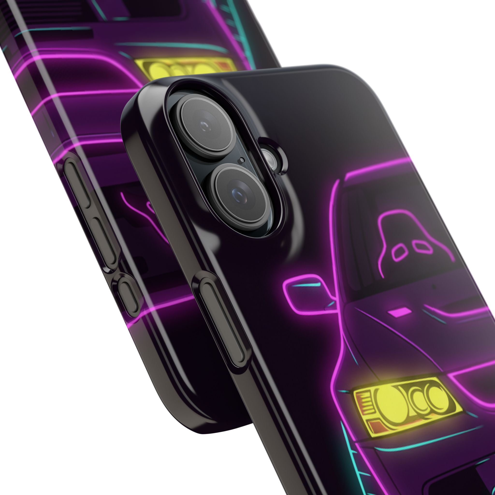 Mitsubishi Evo IX (2005-07) Neon Synthwave Phone Case