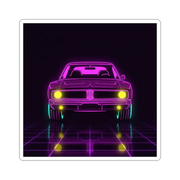 Dodge Charger R/T (1968-70) Resto-Mod Neon Synthwave Sticker