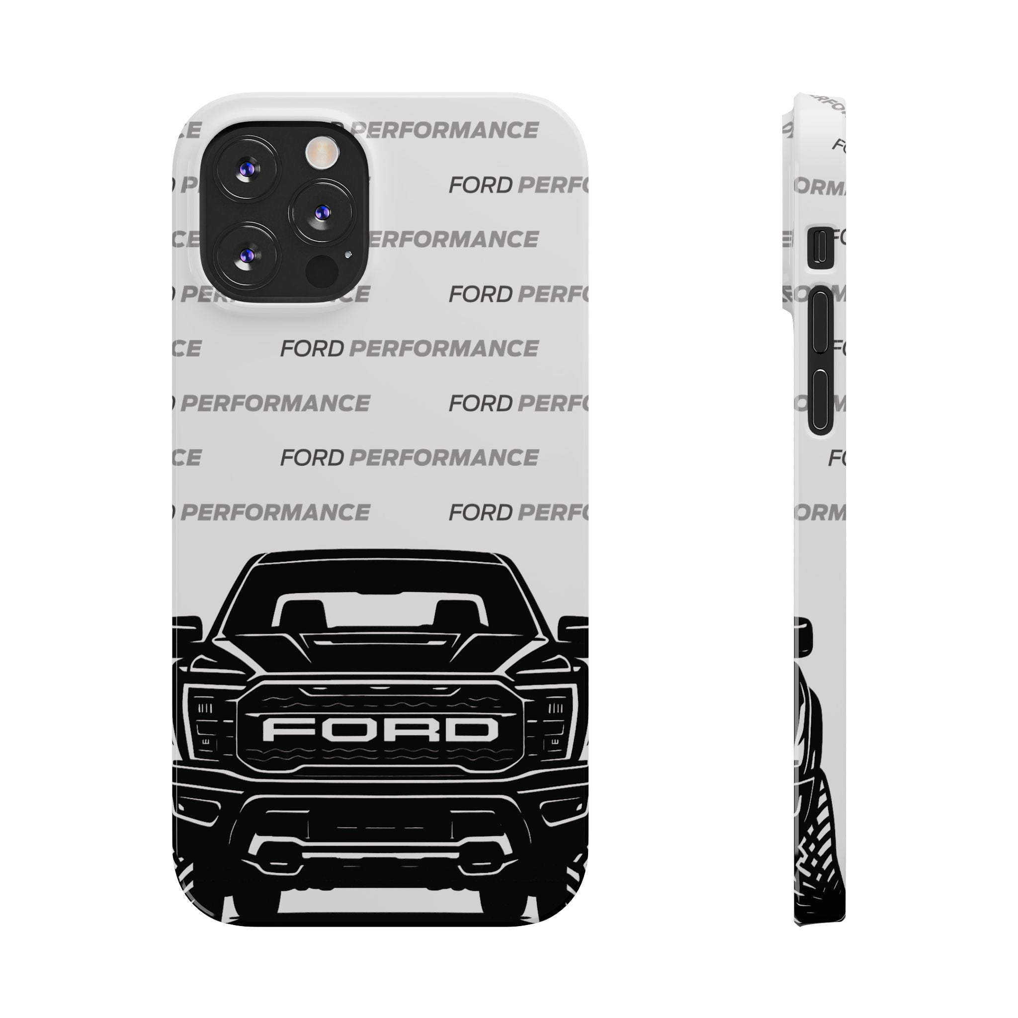 Ford Raptor (Gen 3) Slim Phone Case Greyscale
