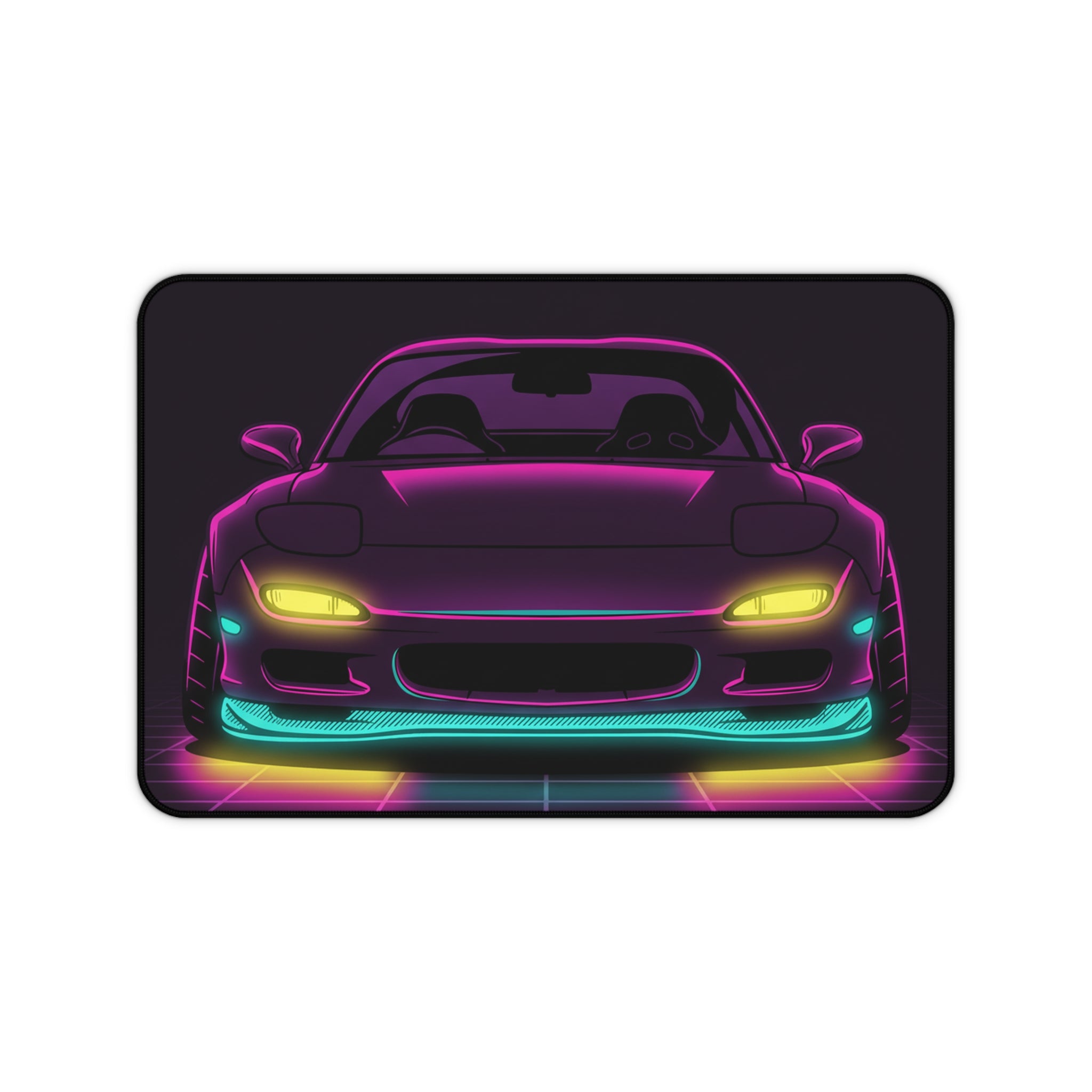 Mazda RX-7 FD Neon Synthwave Desk Mat