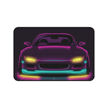 Mazda RX-7 FD Neon Synthwave Desk Mat
