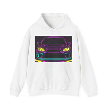Subaru WRX STI Neon Synthwave Unisex Hoodie