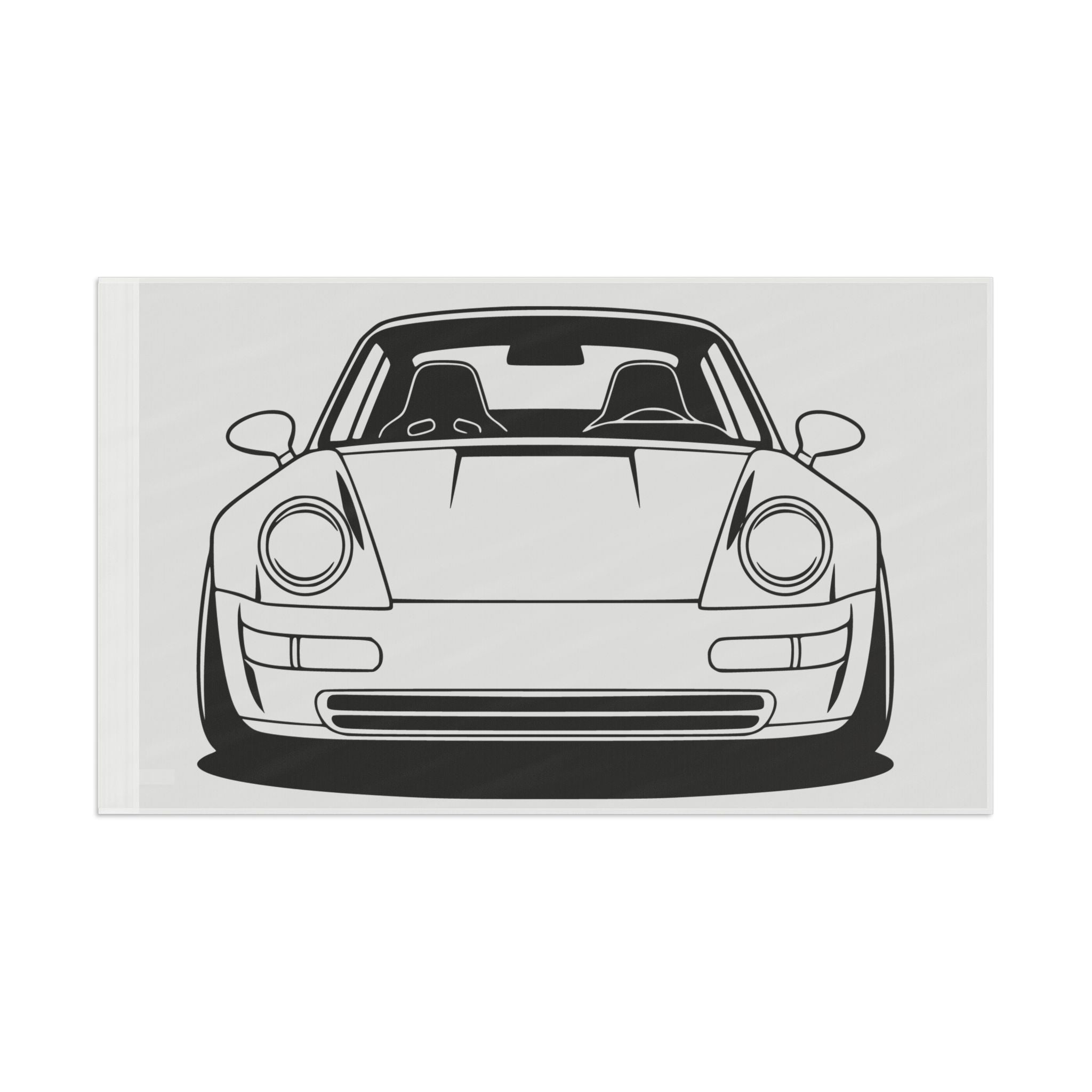 Porsche 964 Singer Garage Flag