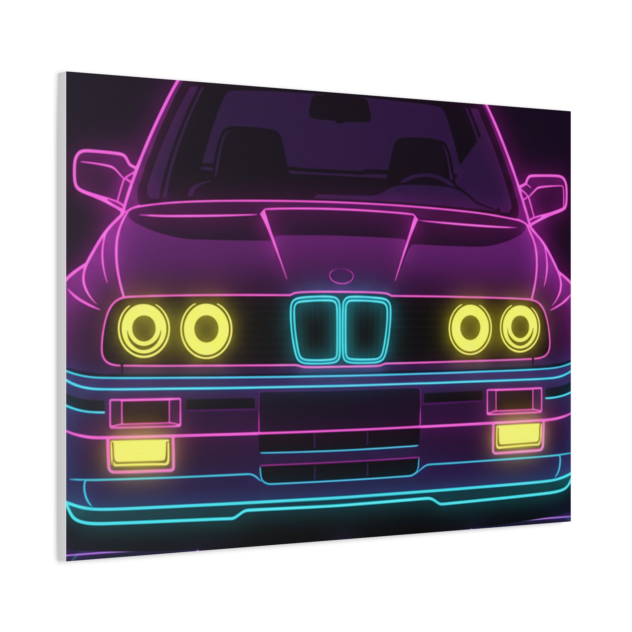 BMW E30 Canvas Wall Art