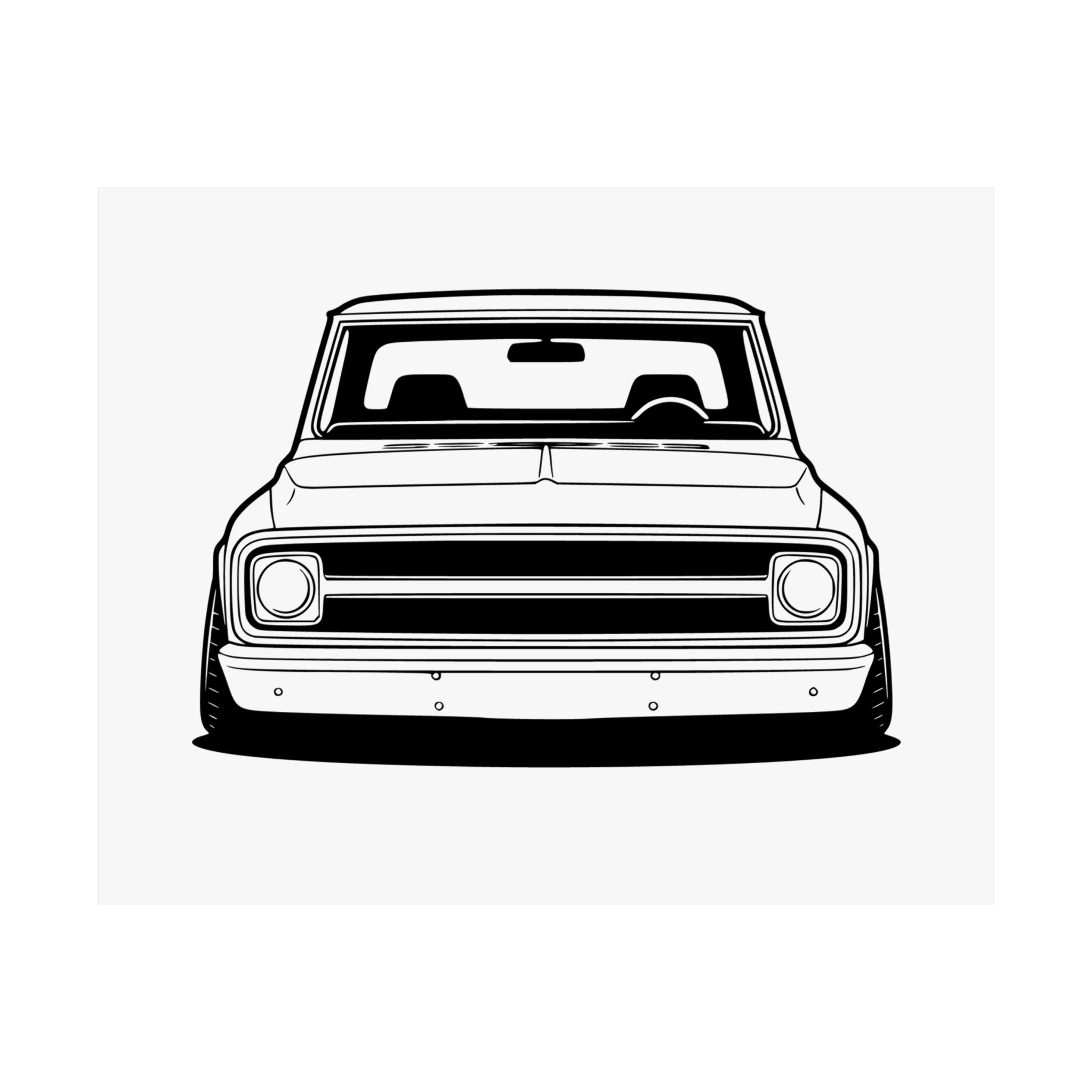 Chevy C10 Pickup (1967-72) Pro-Touring Poster