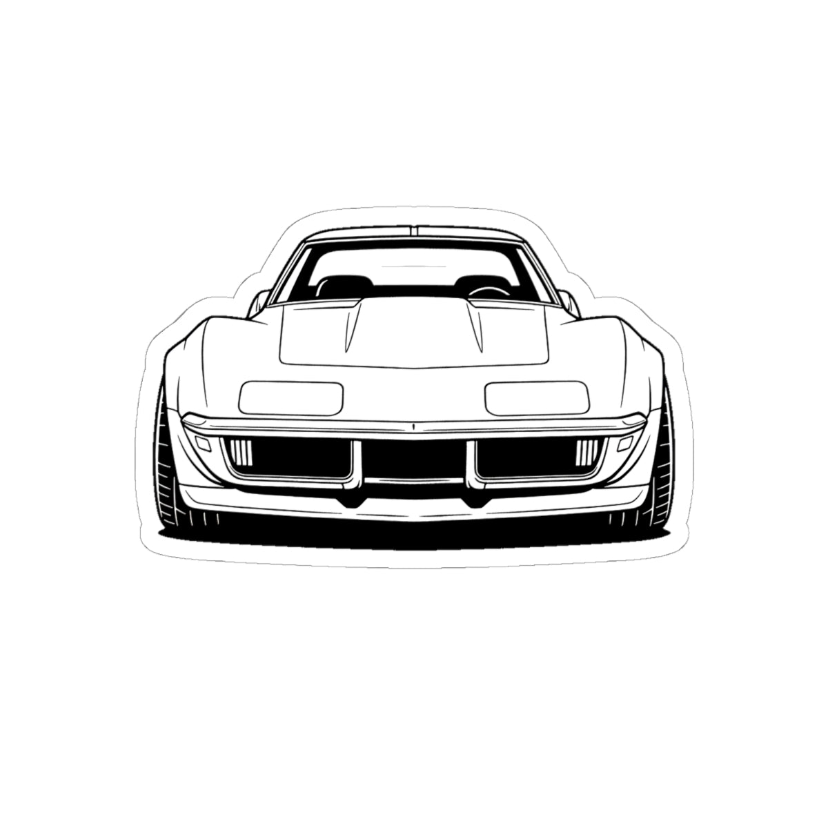 1969 Corvette Stingray C3 Sticker
