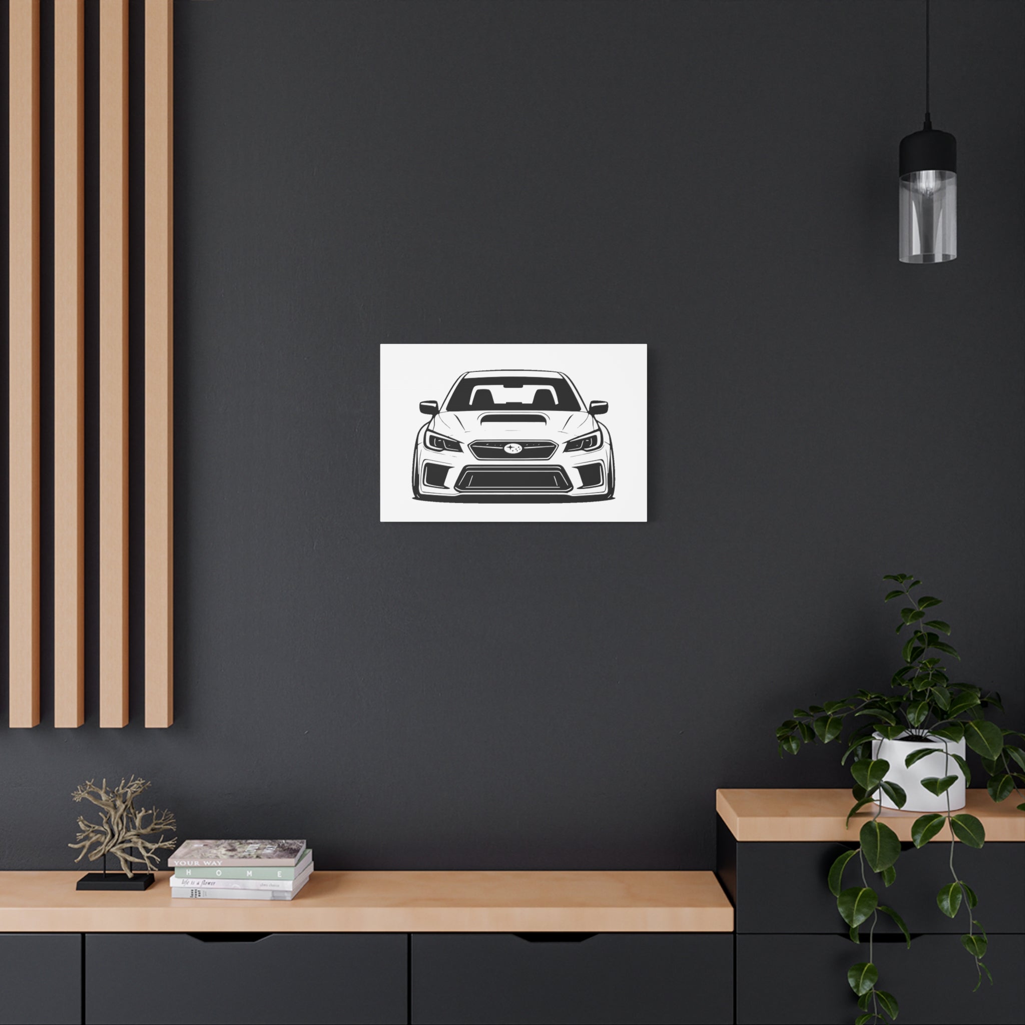 Subaru WRX STI Canvas Wall Art