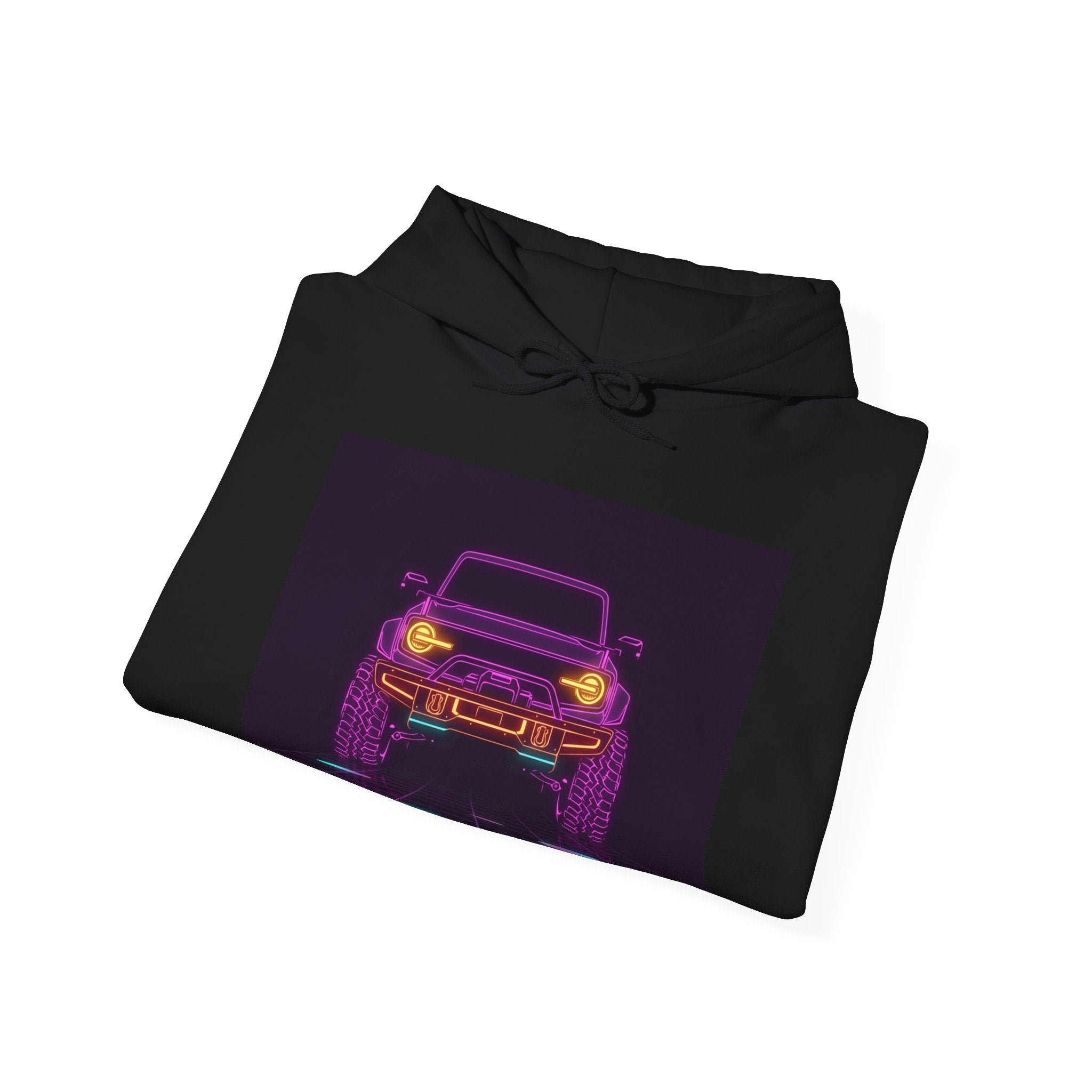 Ford Bronco (2021+) Neon Synthwave Unisex Hoodie