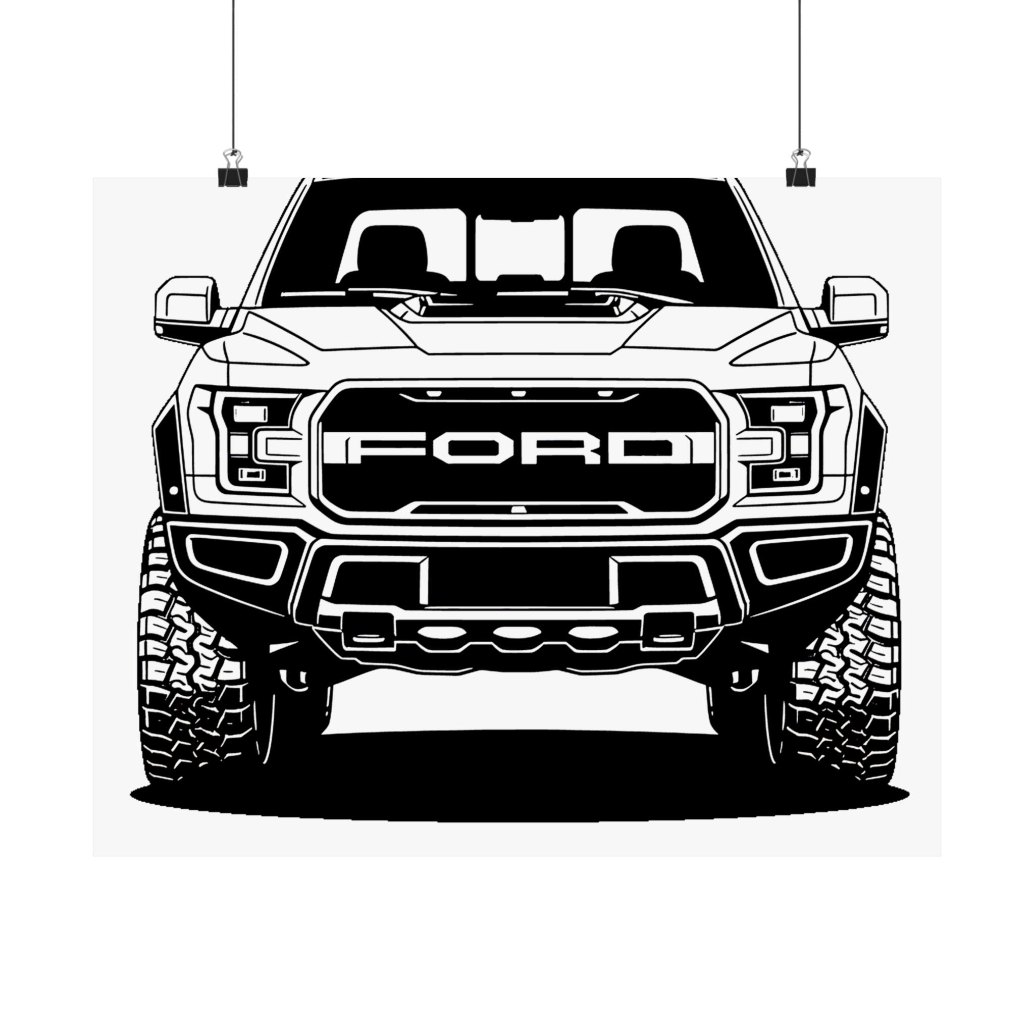 Ford F-150 Raptor Gen 2 Poster