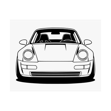 Porsche 964 Singer Poster
