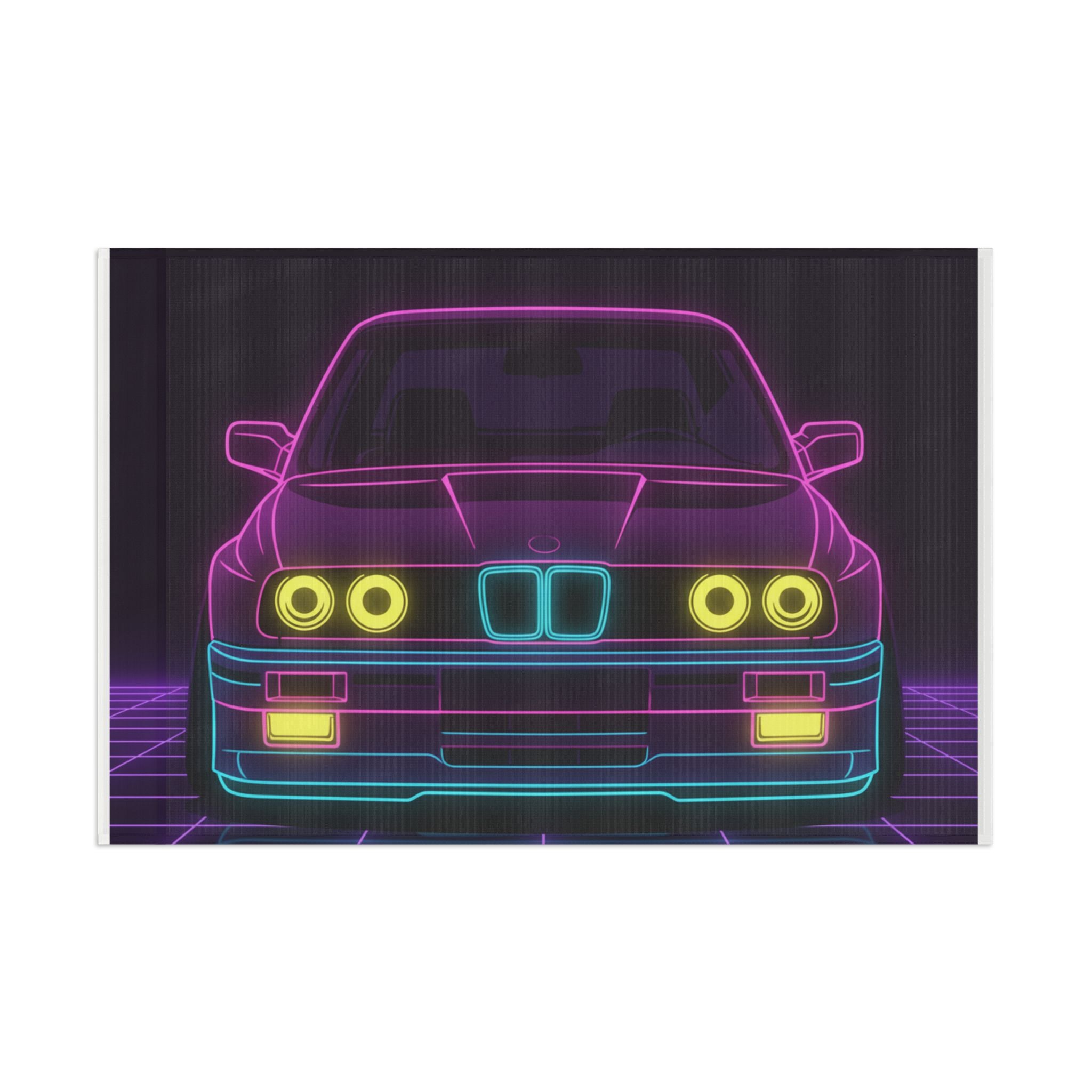 BMW E30 Garage Flag