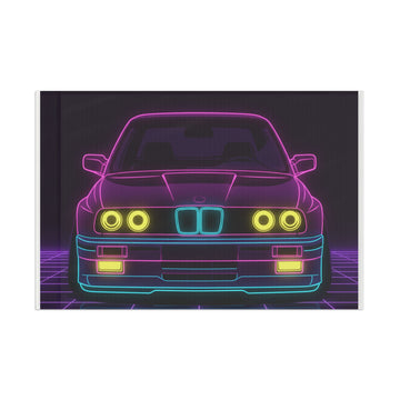 BMW E30 Garage Flag