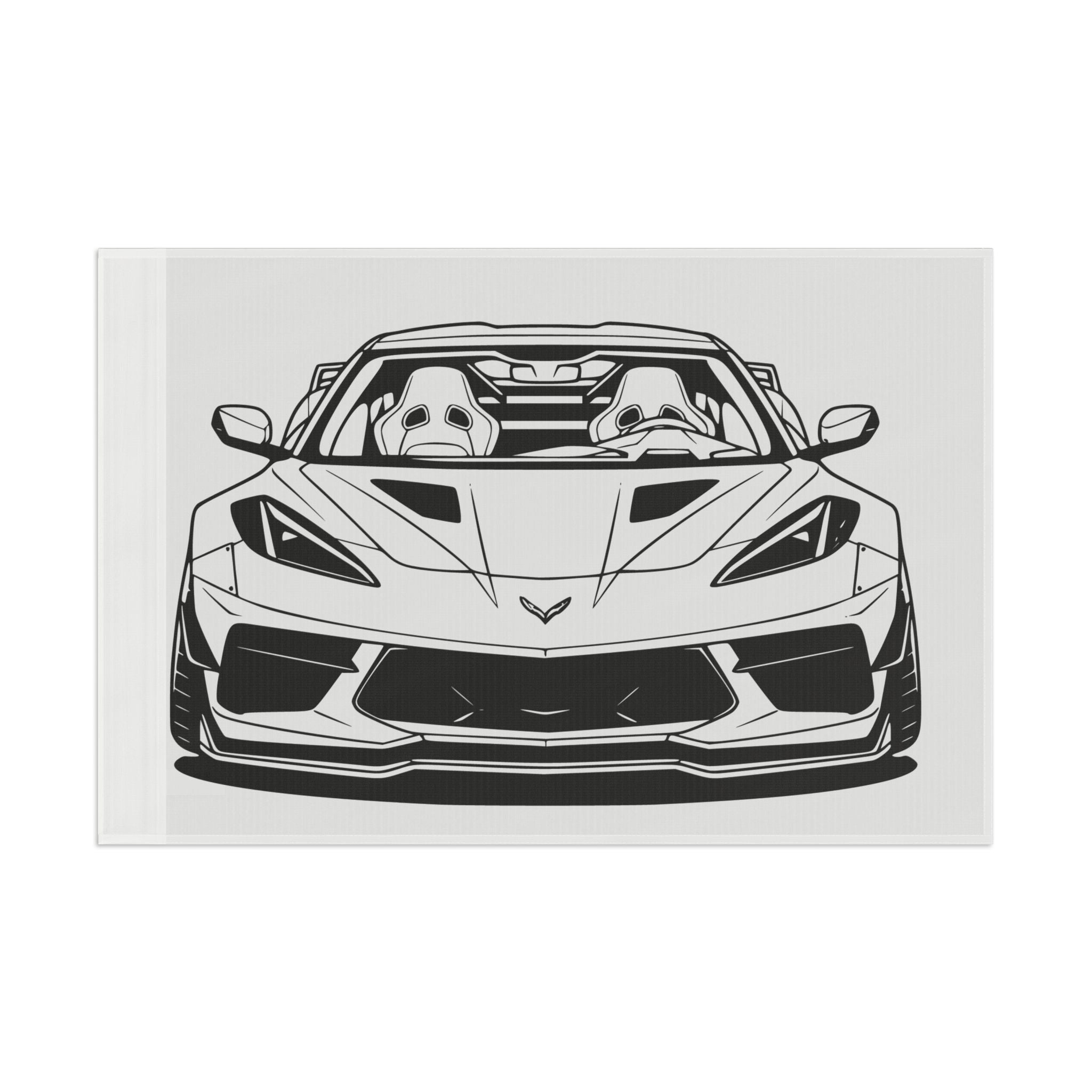 Corvette C8 (2020+) Garage Flag